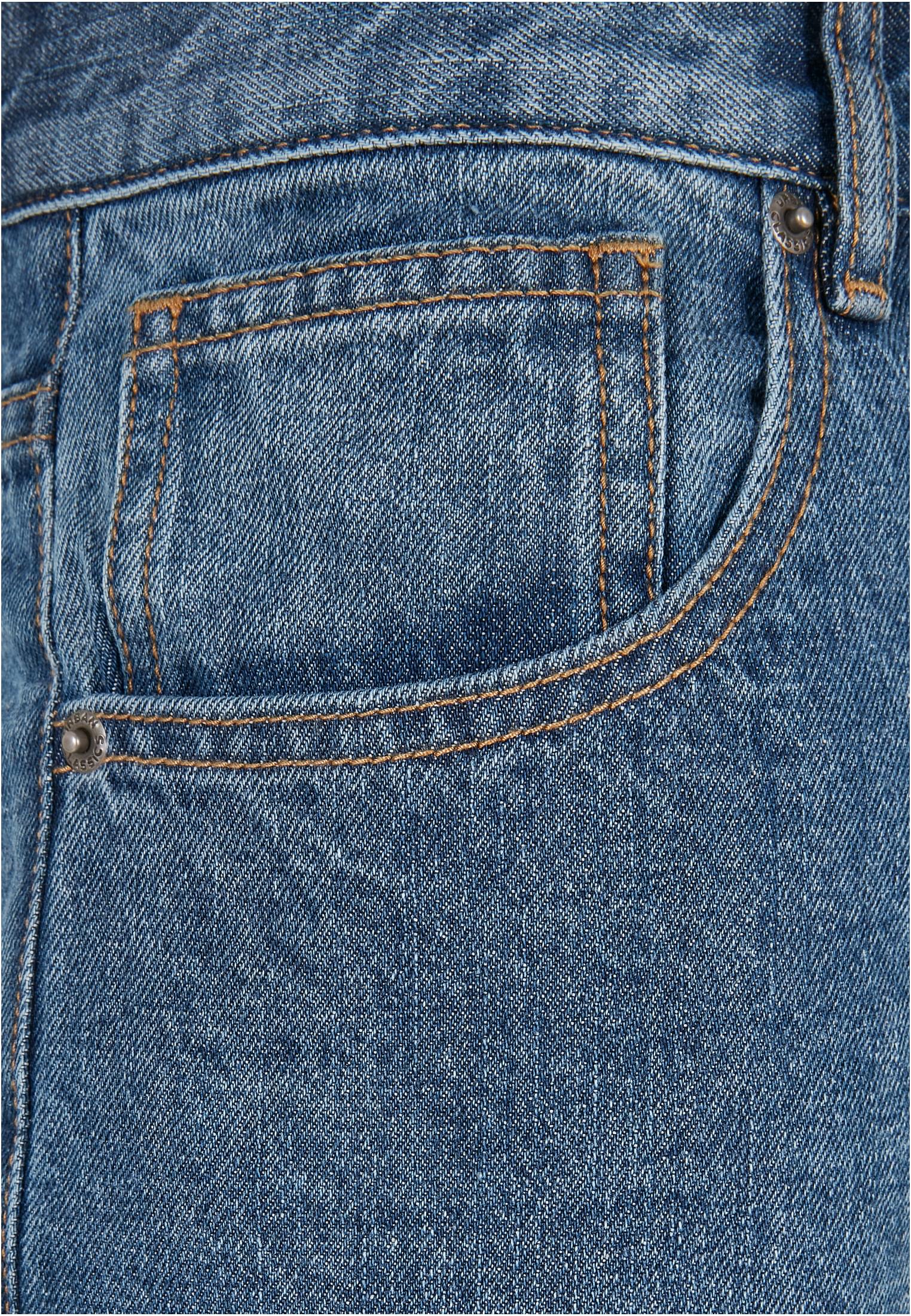 Urban Classics Jeans Cropped Tapered middeepblue