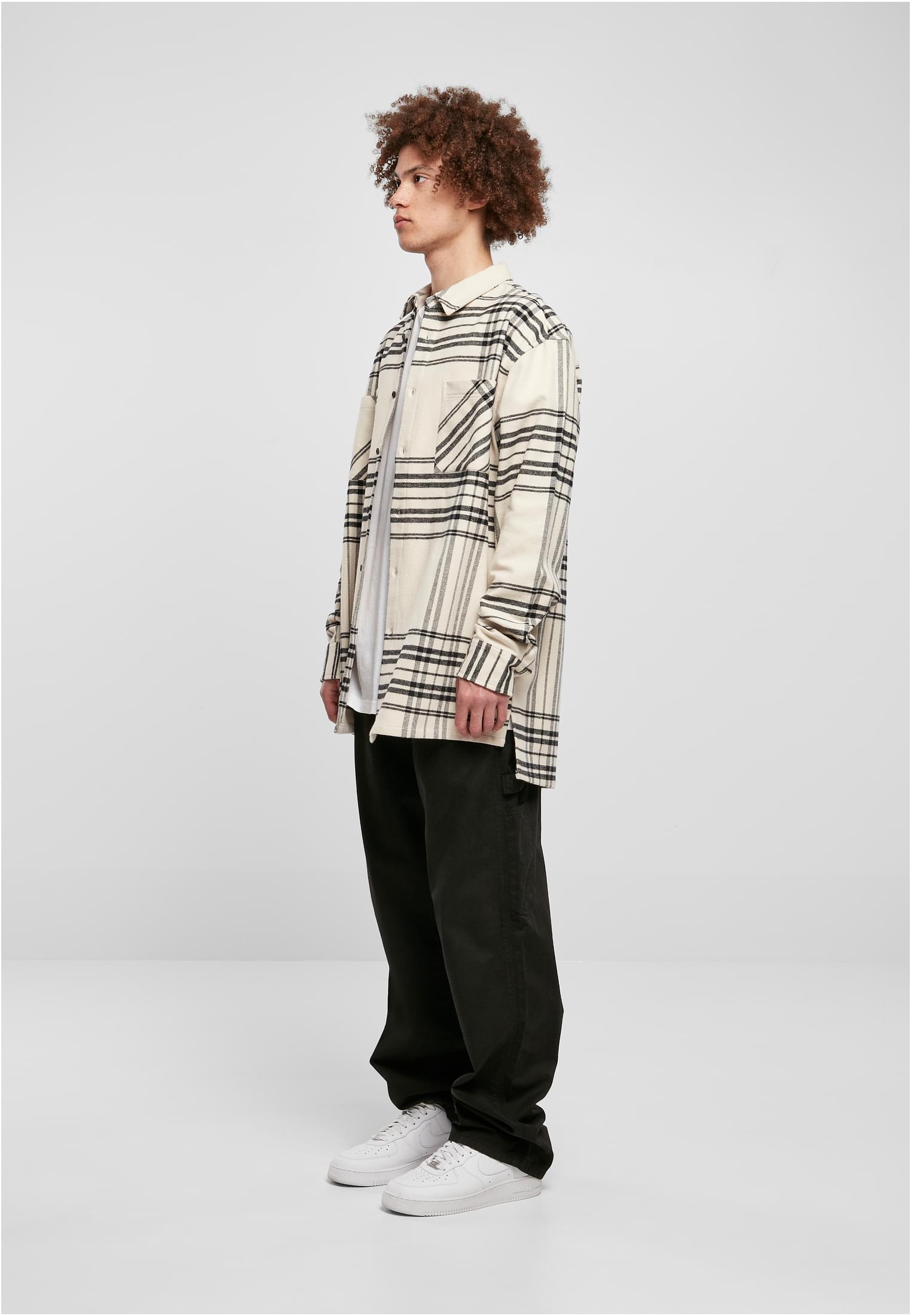Urban Classics Camicia Long Oversized Checked Summit softseagrass