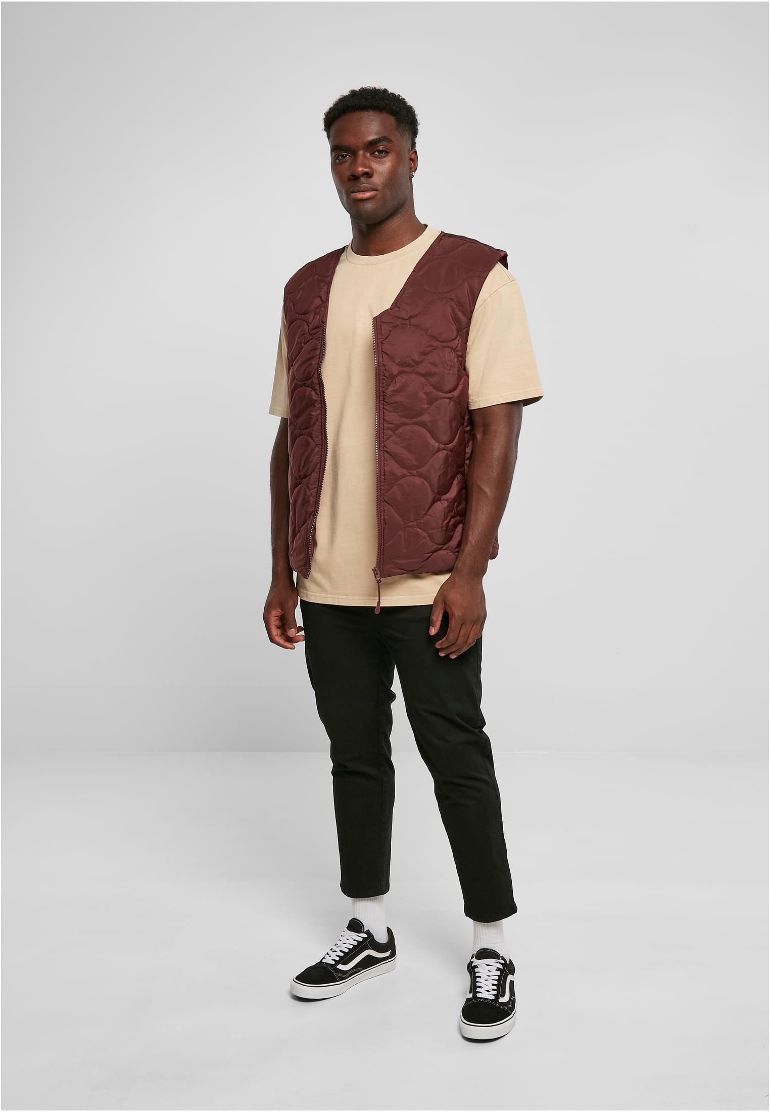 UC Men Gilet Zipped cherry