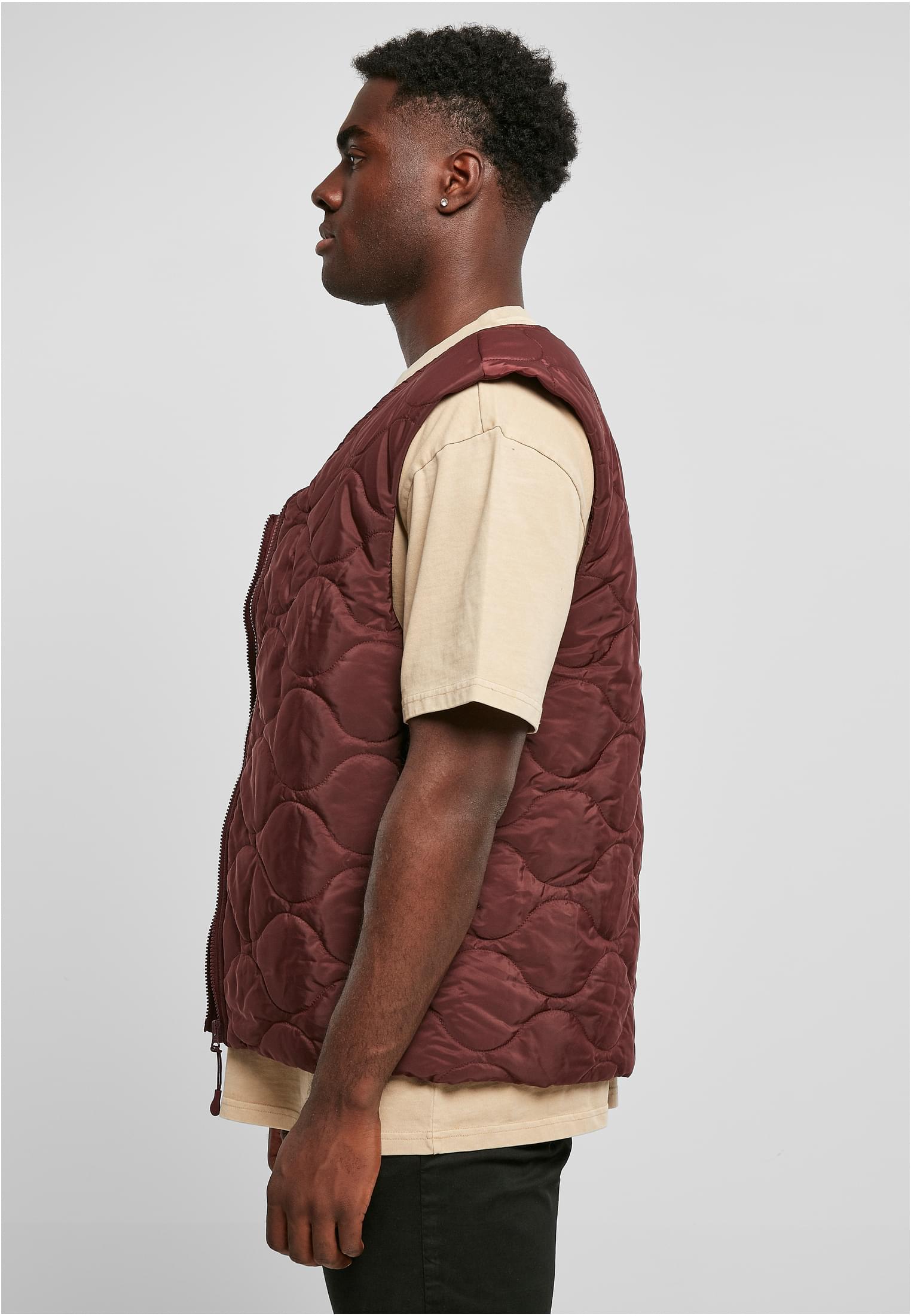 UC Men Gilet Zipped cherry