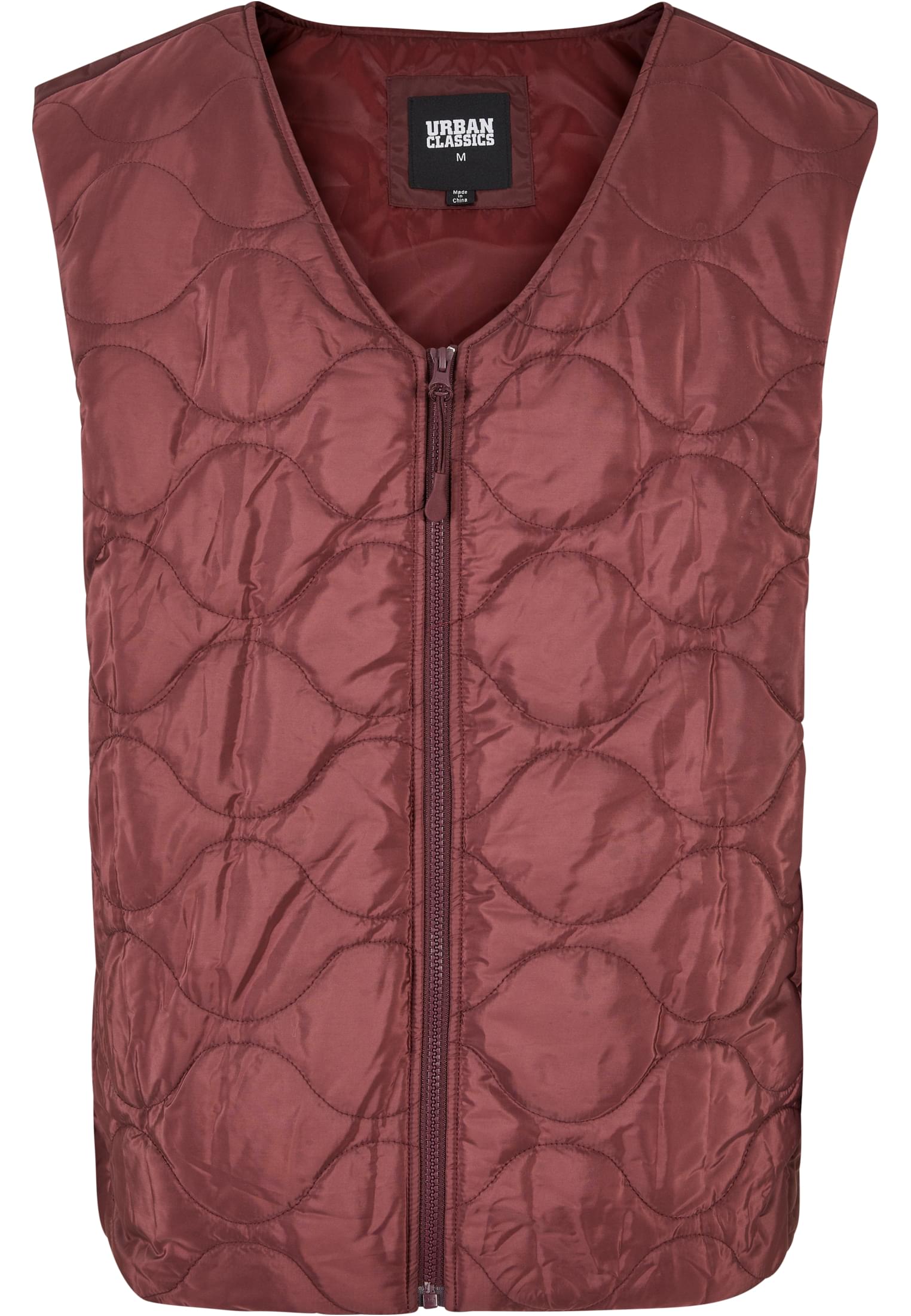 UC Men Gilet Zipped cherry