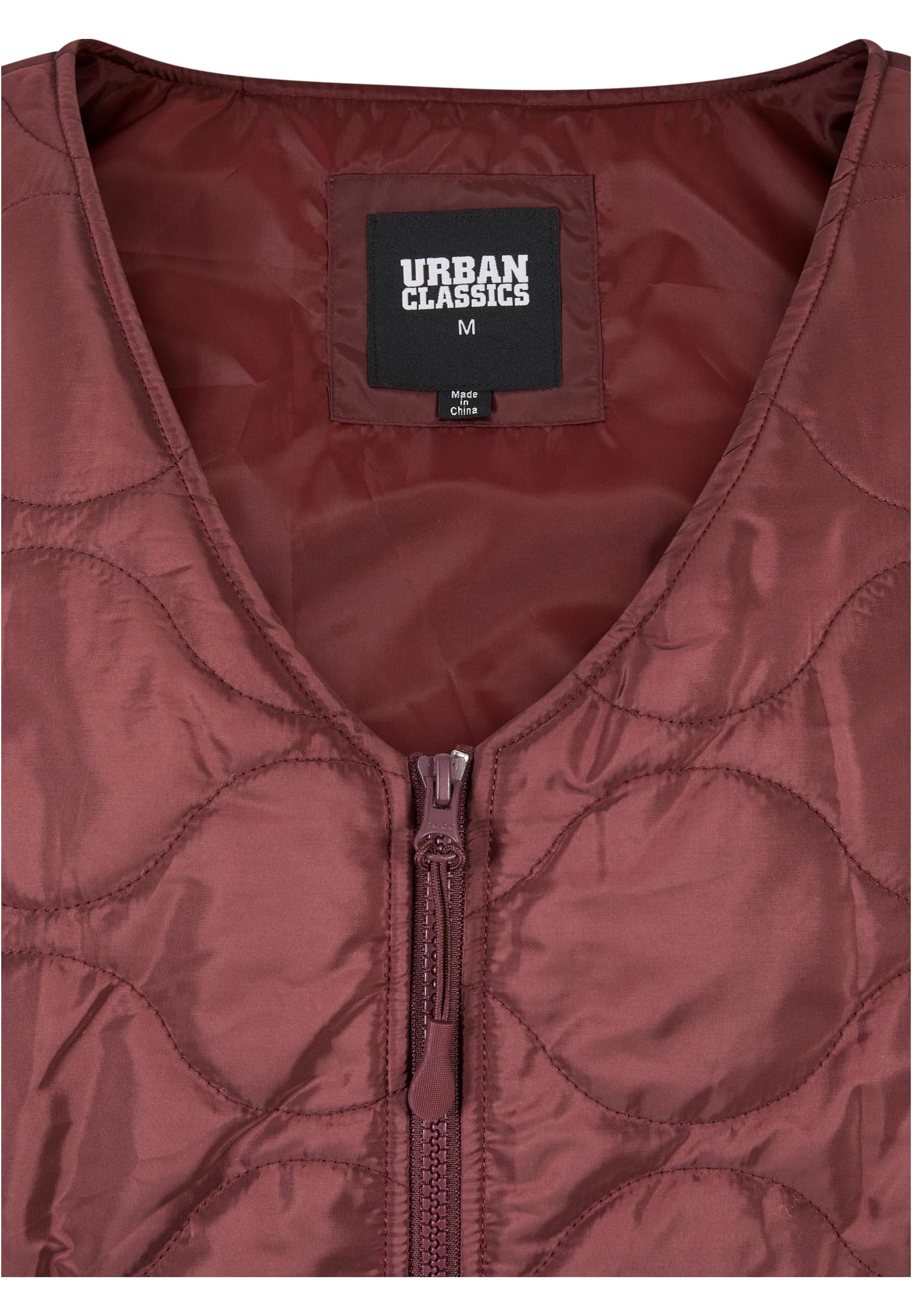 UC Men Gilet Zipped cherry