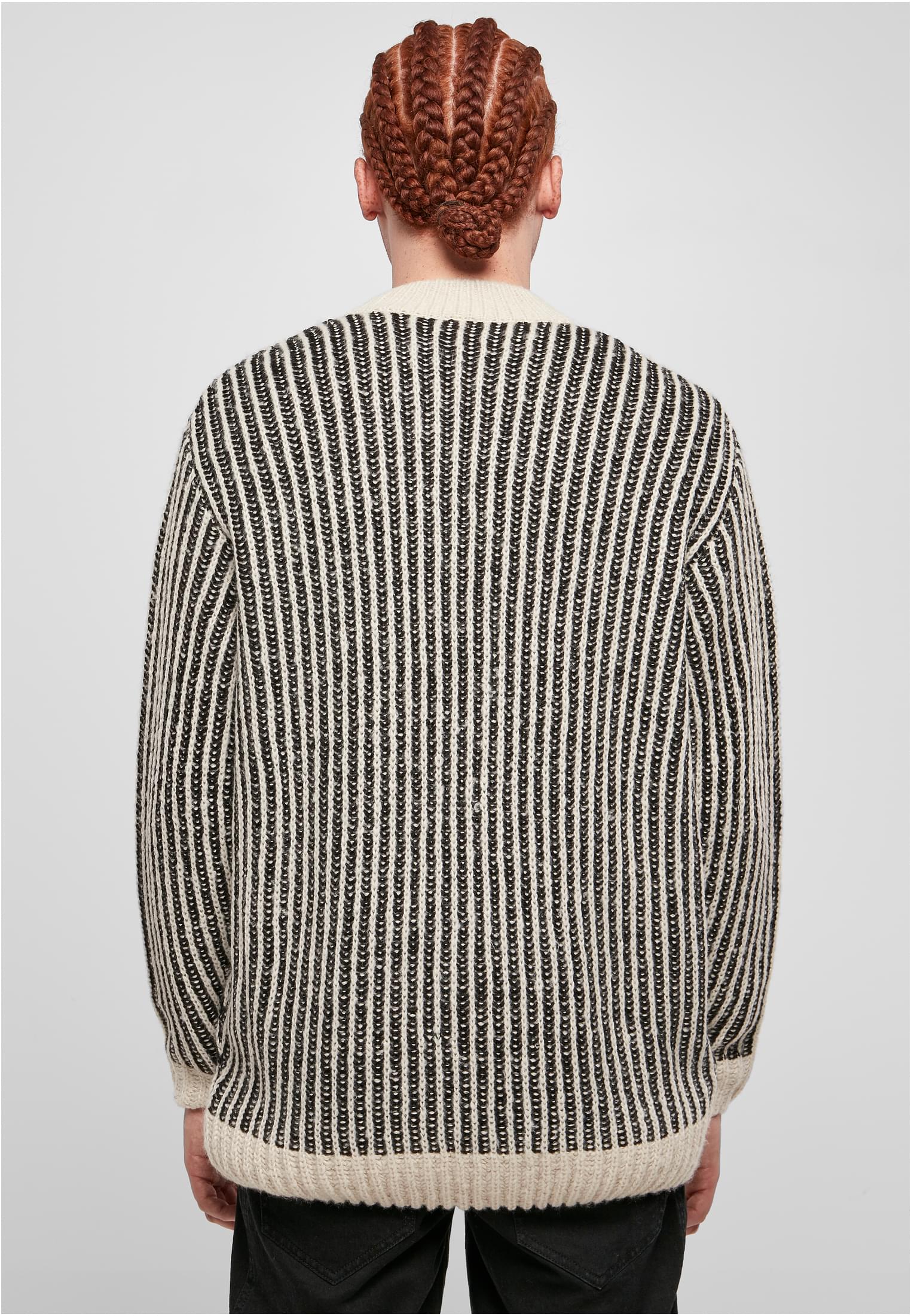 UC Men Maglione Oversized Two Tone whitesand/black