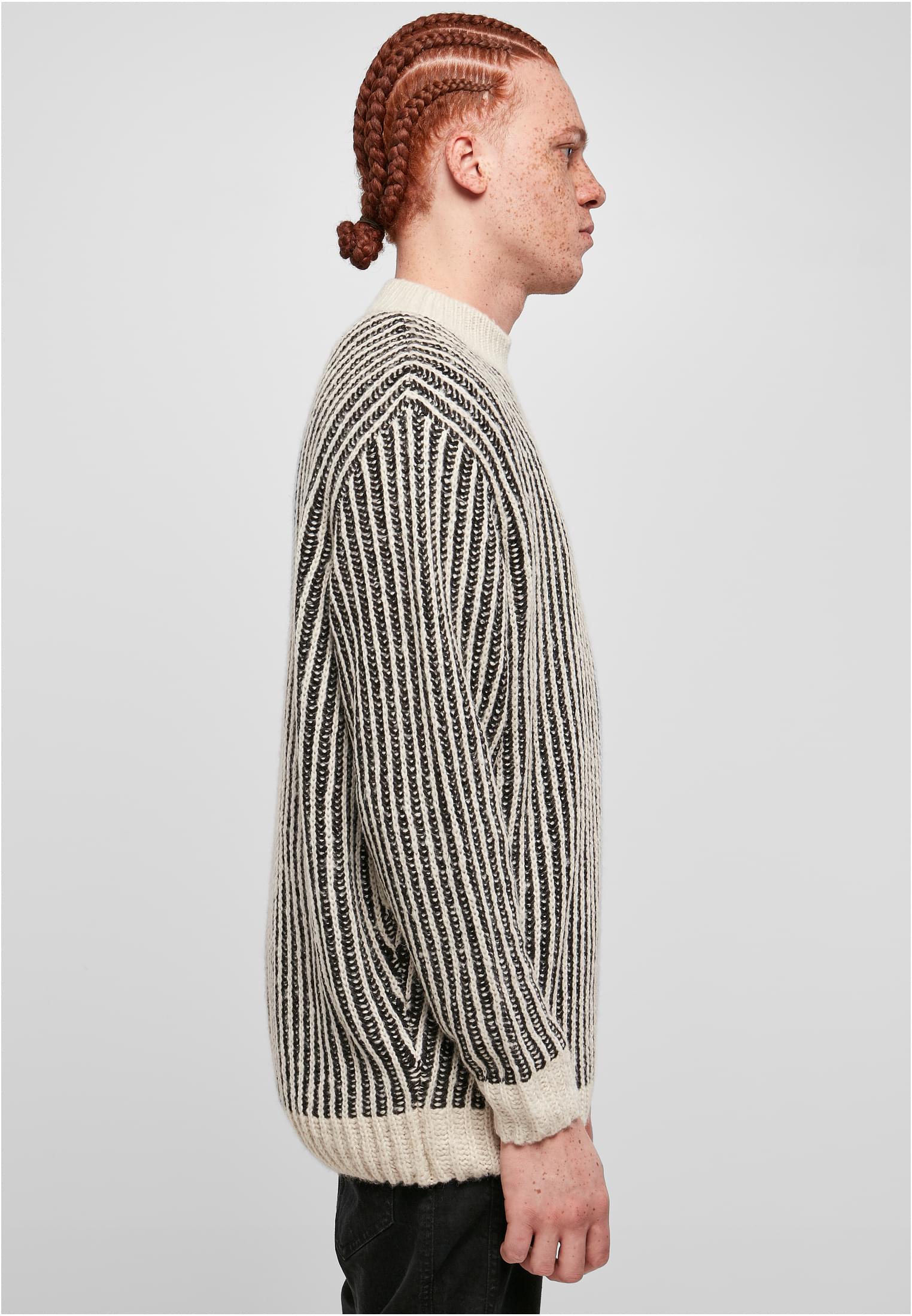 UC Men Maglione Oversized Two Tone whitesand/black