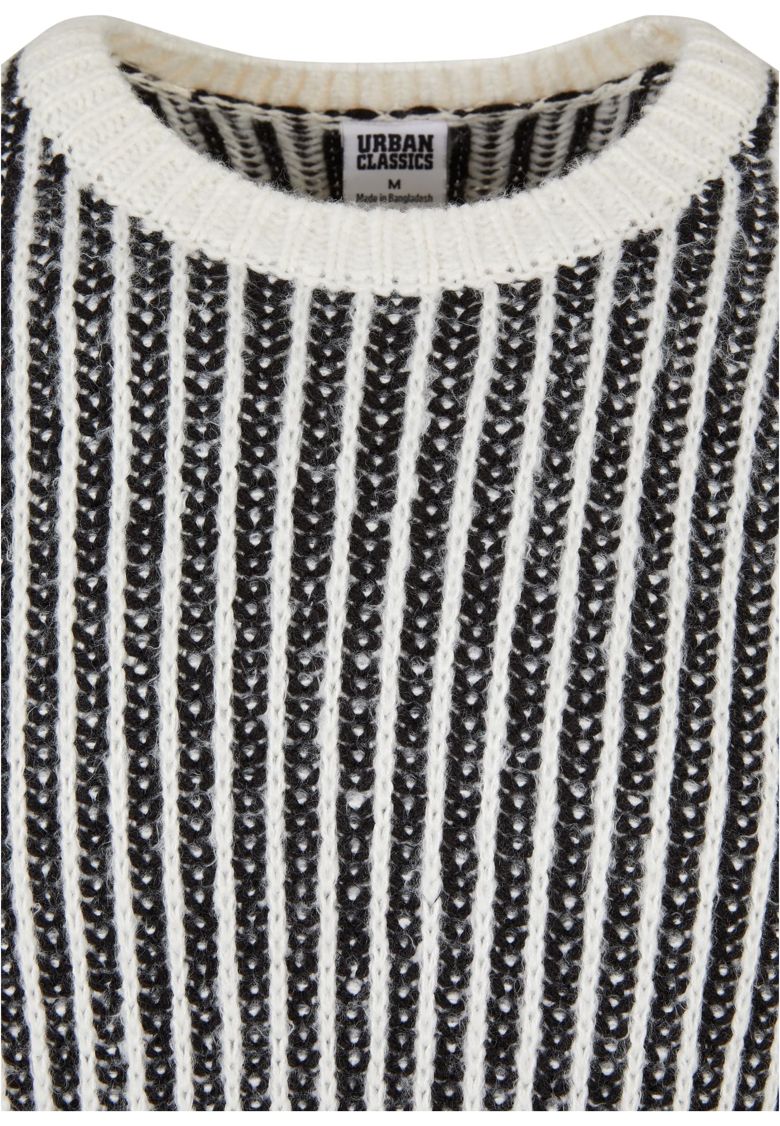 UC Men Maglione Oversized Two Tone whitesand/black