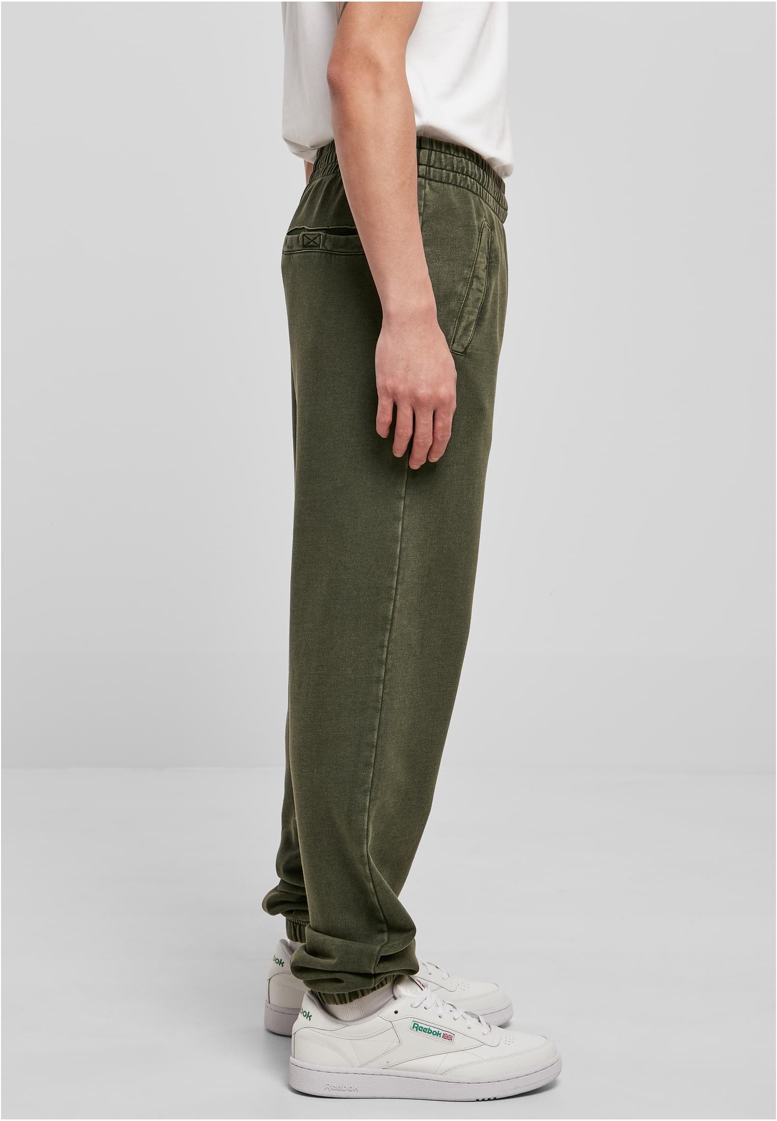 Urban Classics Pantaloni della tuta Small Embroidery bottlegreen