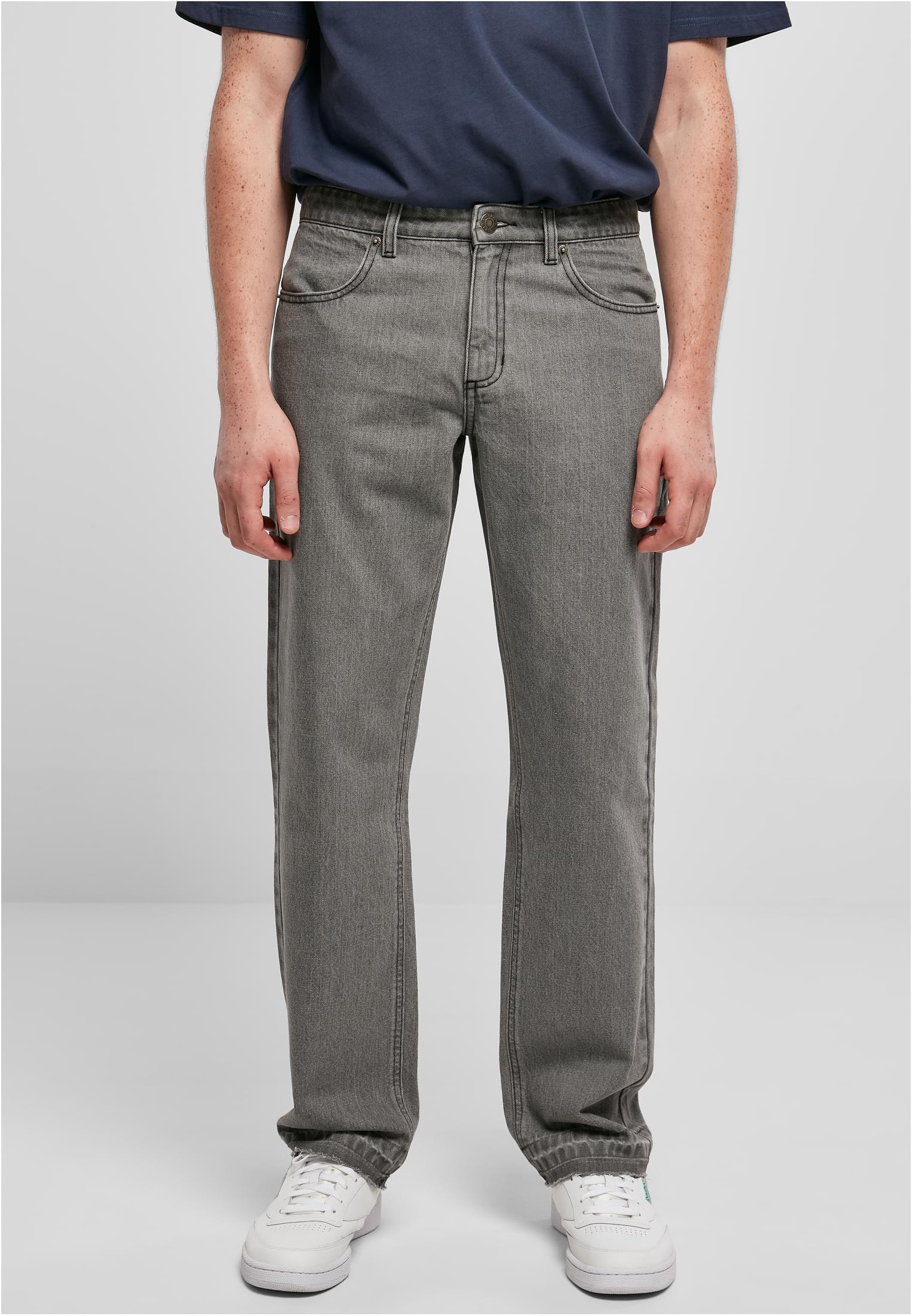 Urban Classics Jeans Open Edge Loose Fit midgrey
