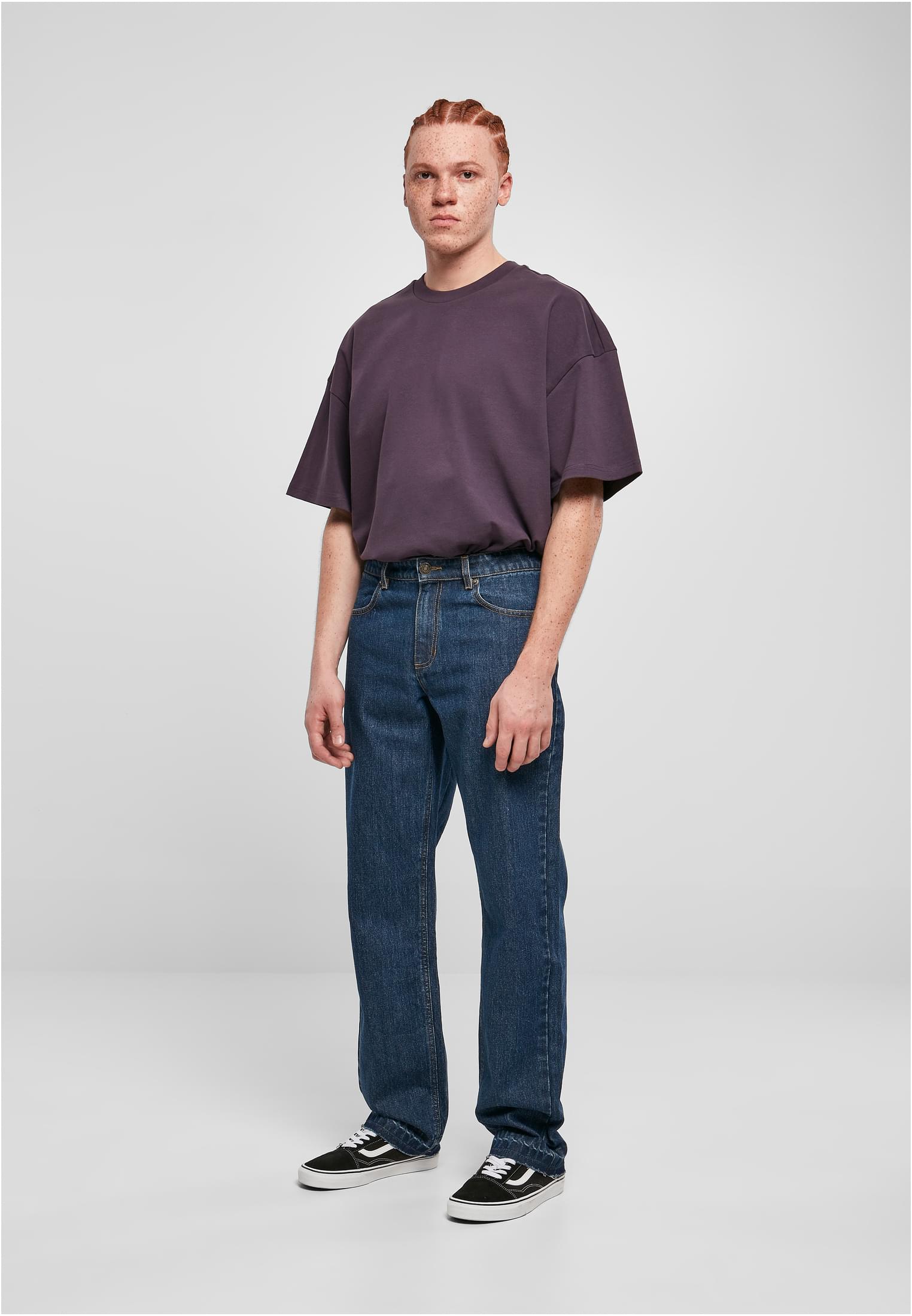 Urban Classics Jeans Open Edge Loose Fit mid indigo washed