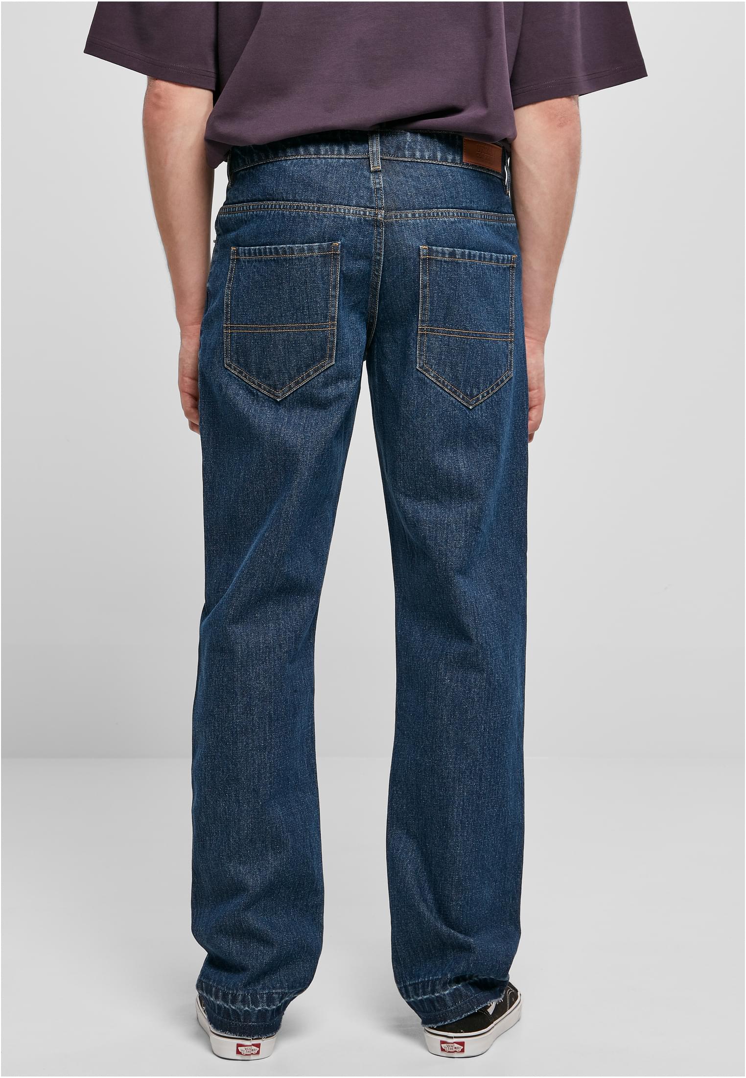 Urban Classics Jeans Open Edge Loose Fit mid indigo washed