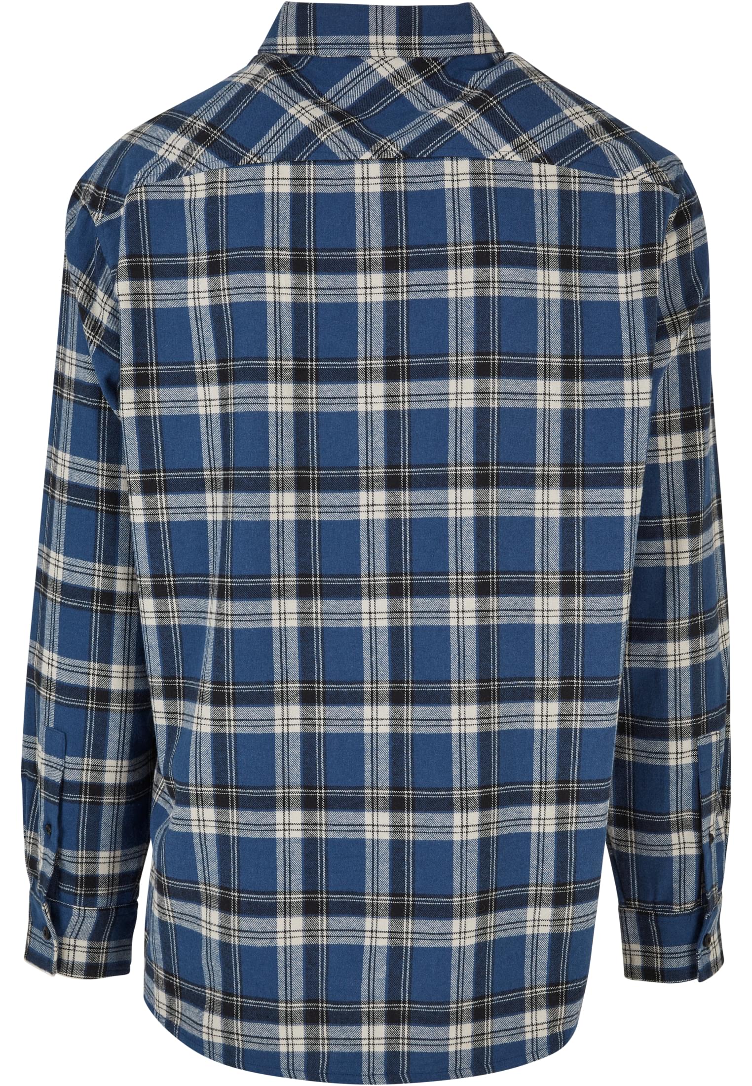 UC Men Camicia Lake Check darkblue/whitesand