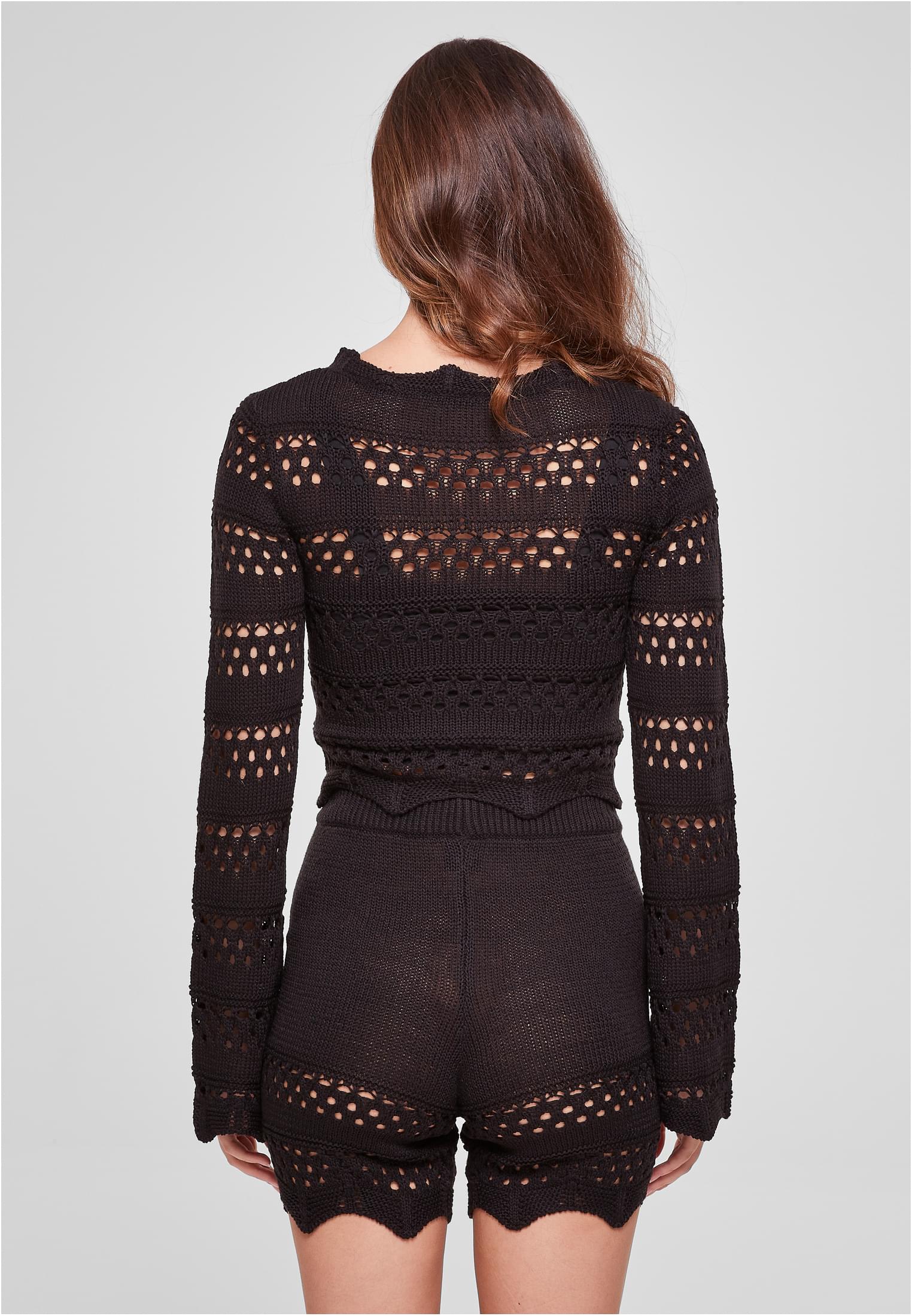 Urban Classics Maglione Cropped Crochet Knit