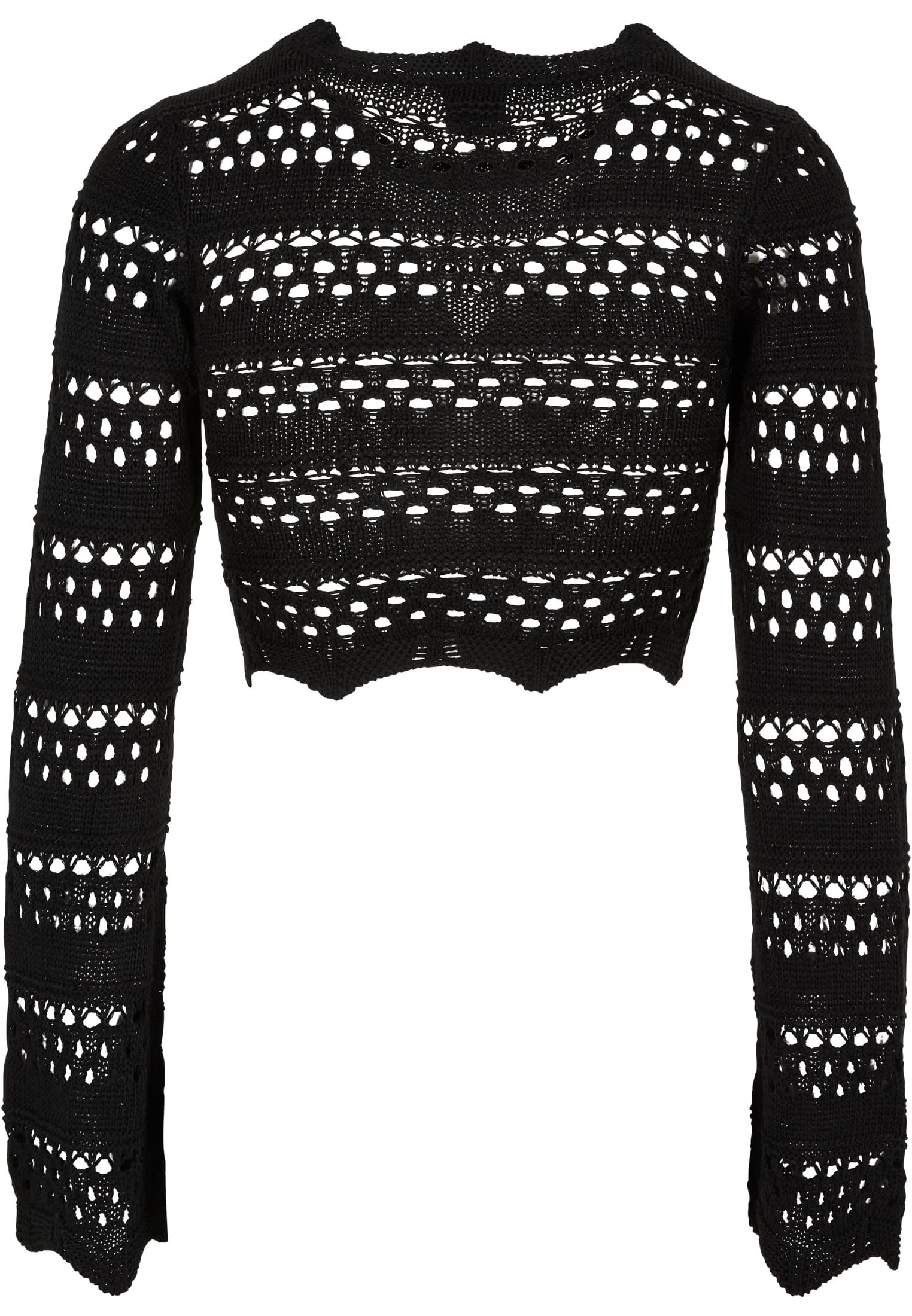 Urban Classics Maglione Cropped Crochet Knit