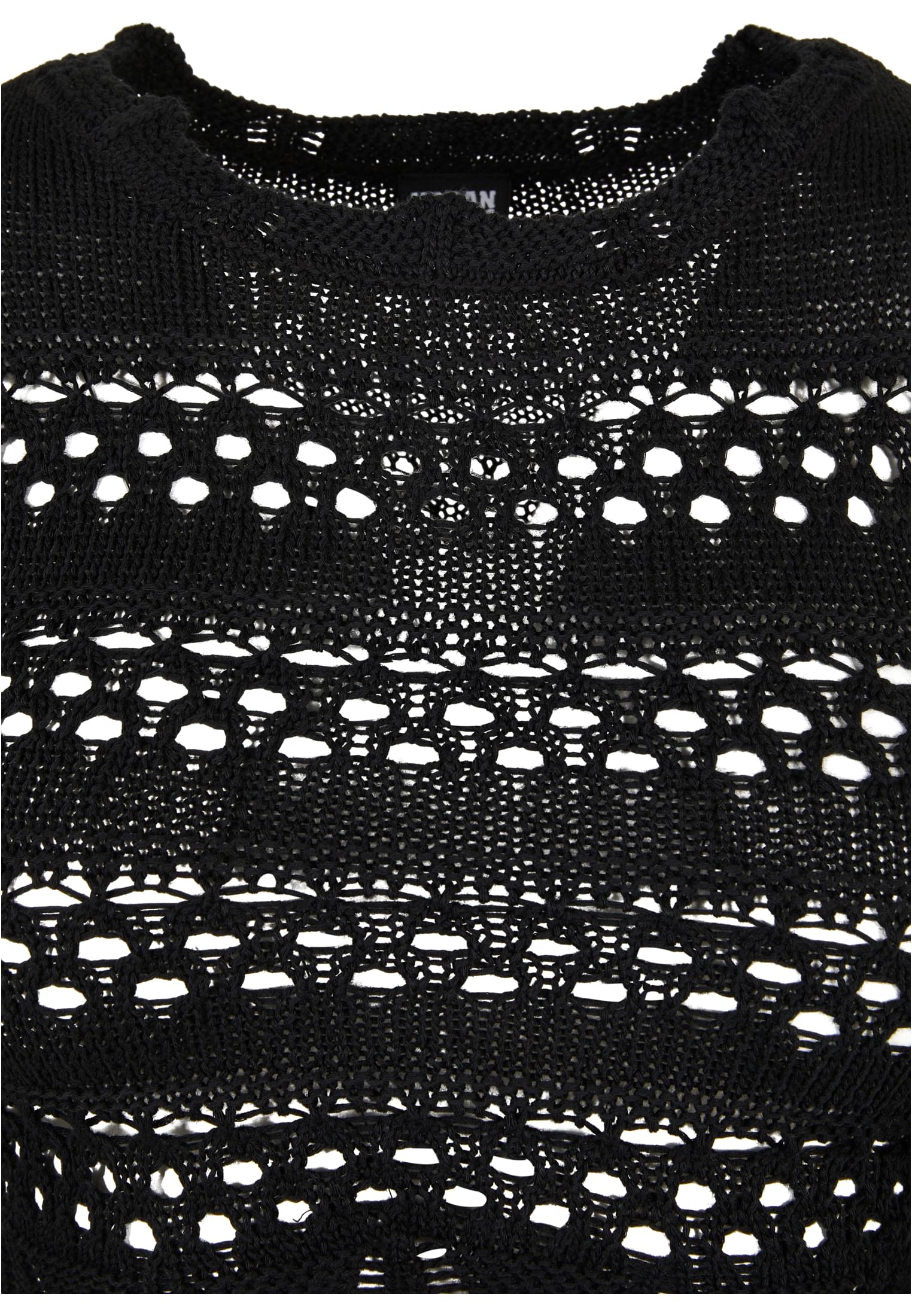 Urban Classics Maglione Cropped Crochet Knit