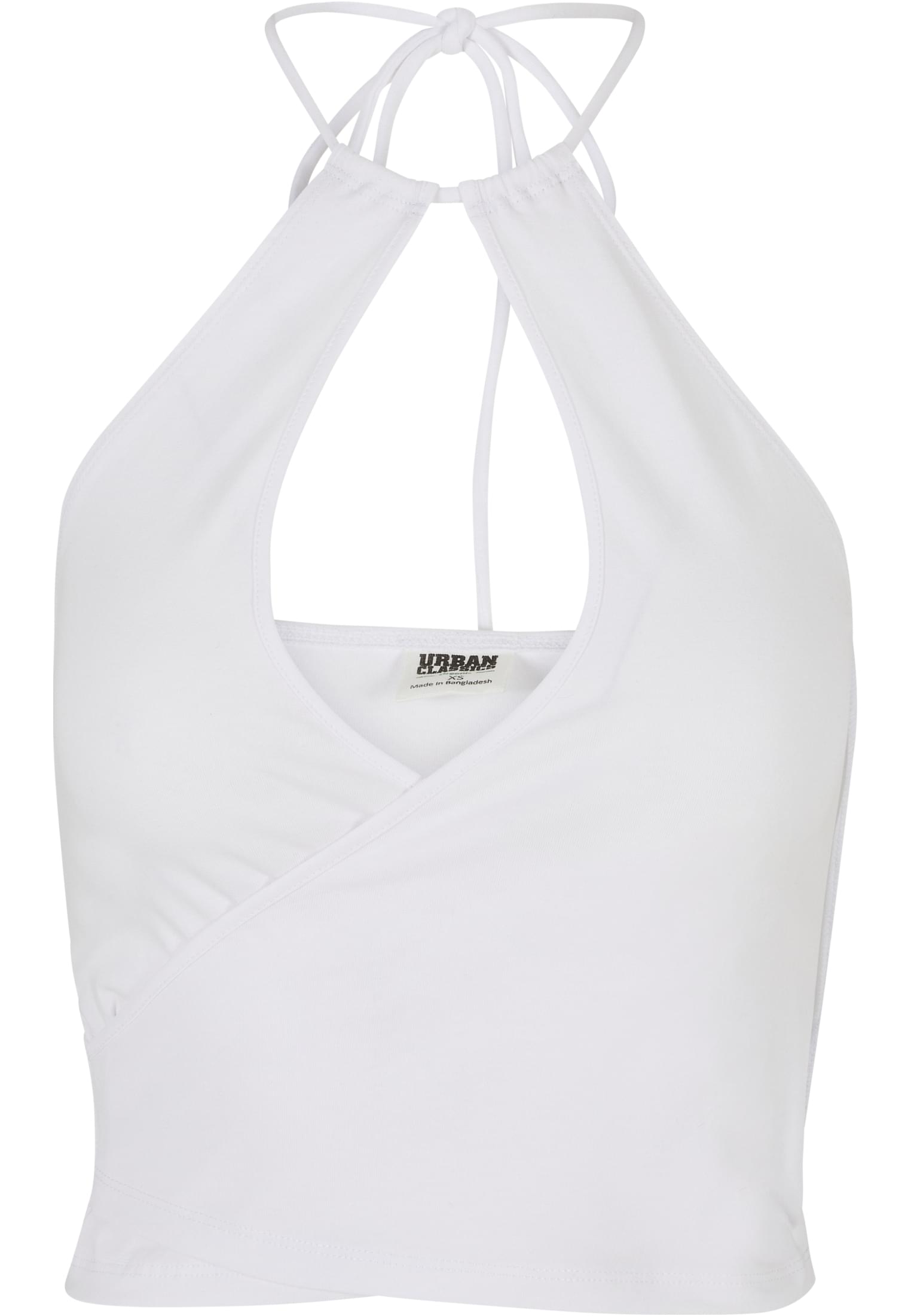 Ladies Short Wraped Neckholder Top-TB5974 | T-Shirts
