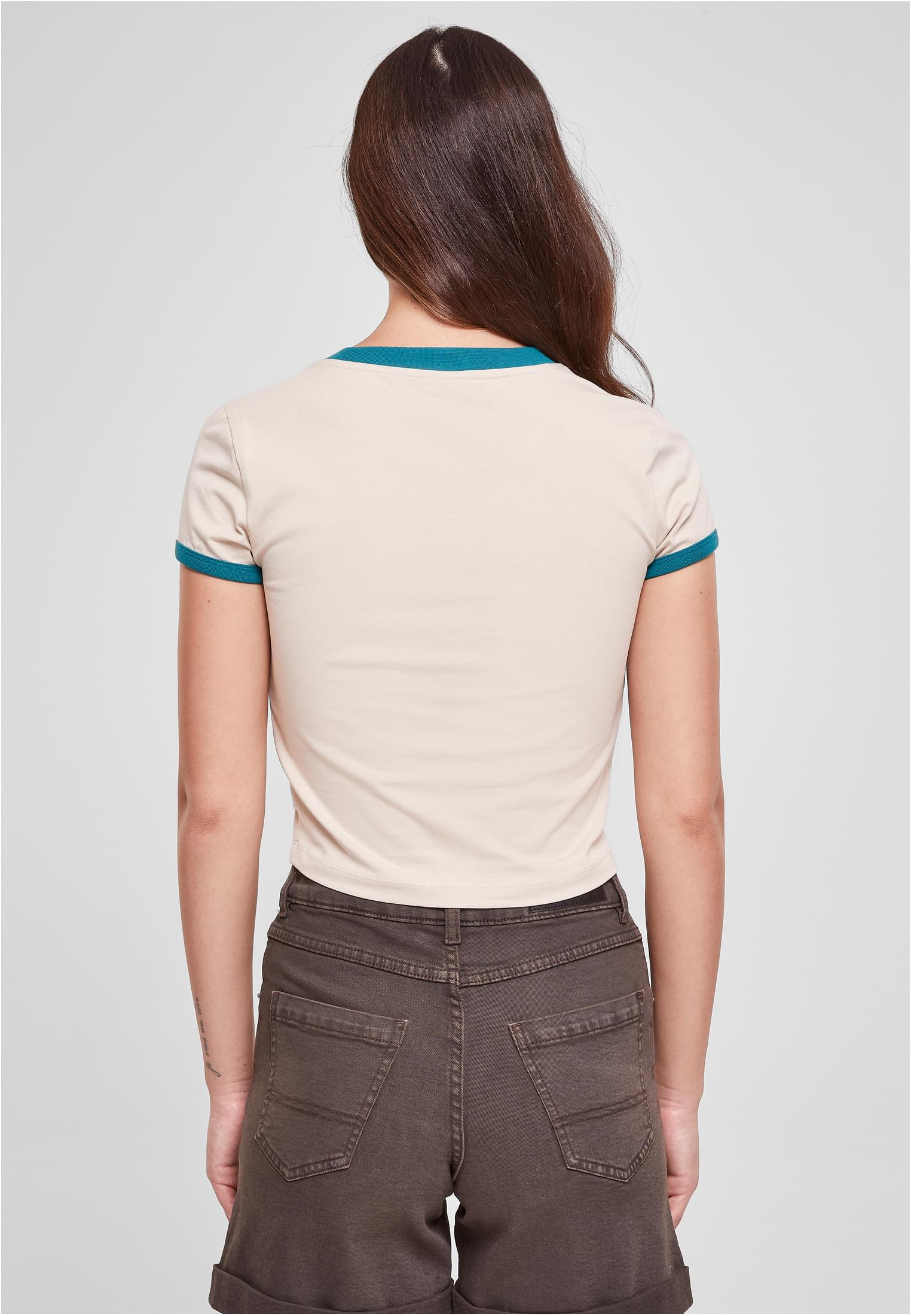 Urban Classics Maglietta Stretch Cropped softseagrass/watergreen
