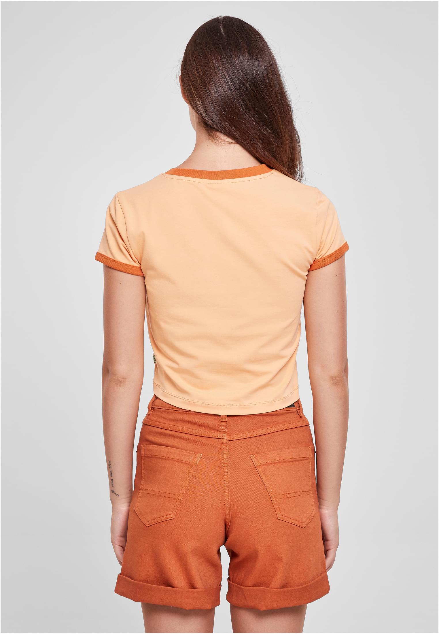 Urban Classics Maglietta Stretch Cropped paleorange/vintageorange