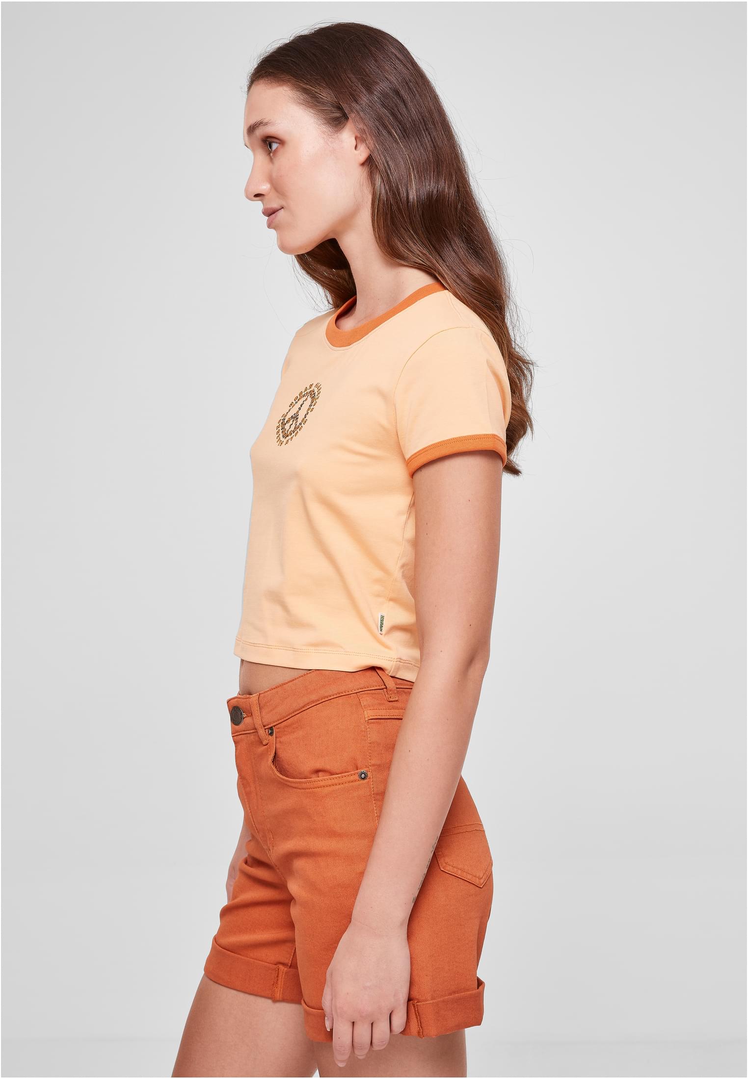 Urban Classics Maglietta Stretch Cropped paleorange/vintageorange