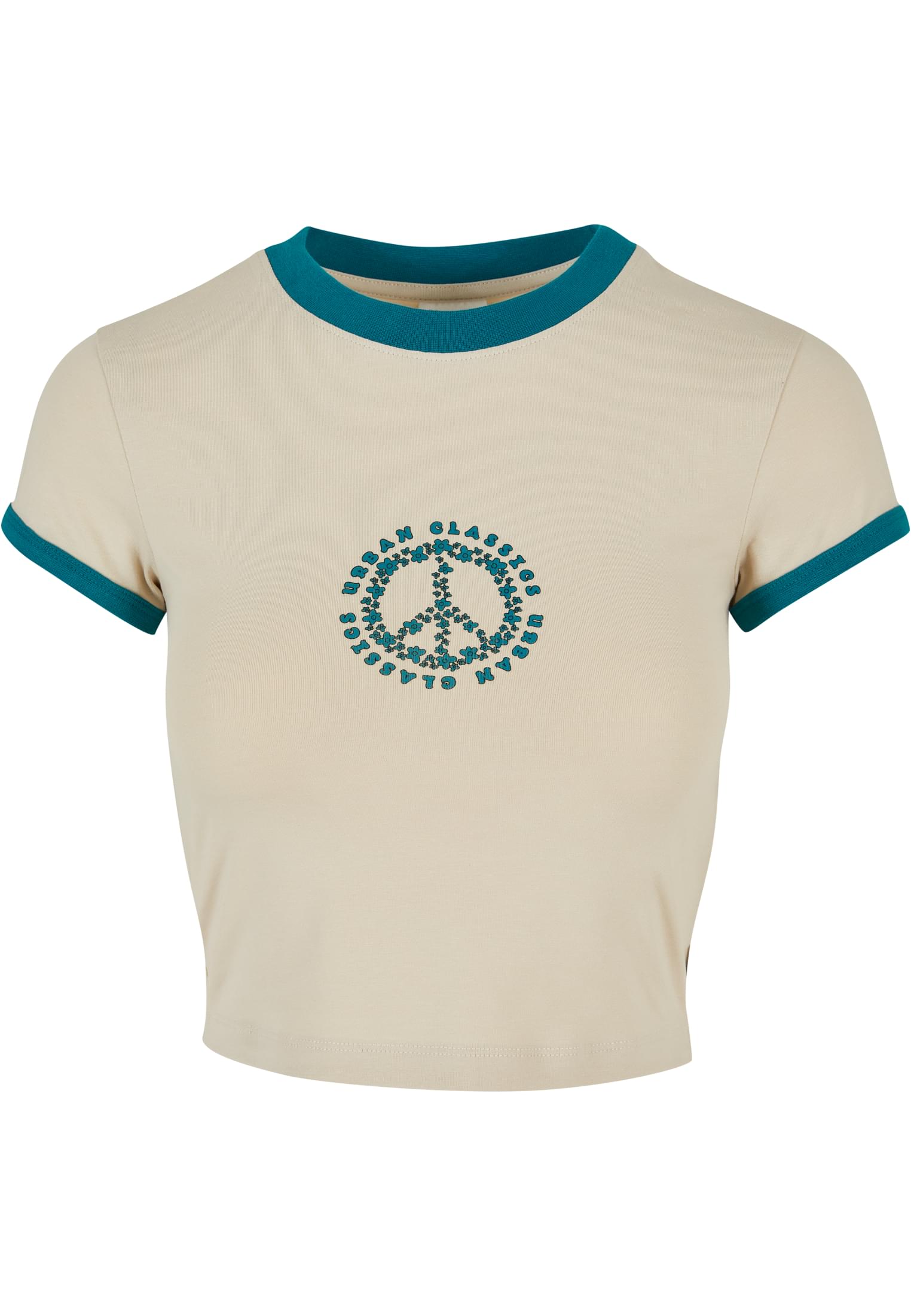 Urban Classics Maglietta Stretch Cropped softseagrass/watergreen