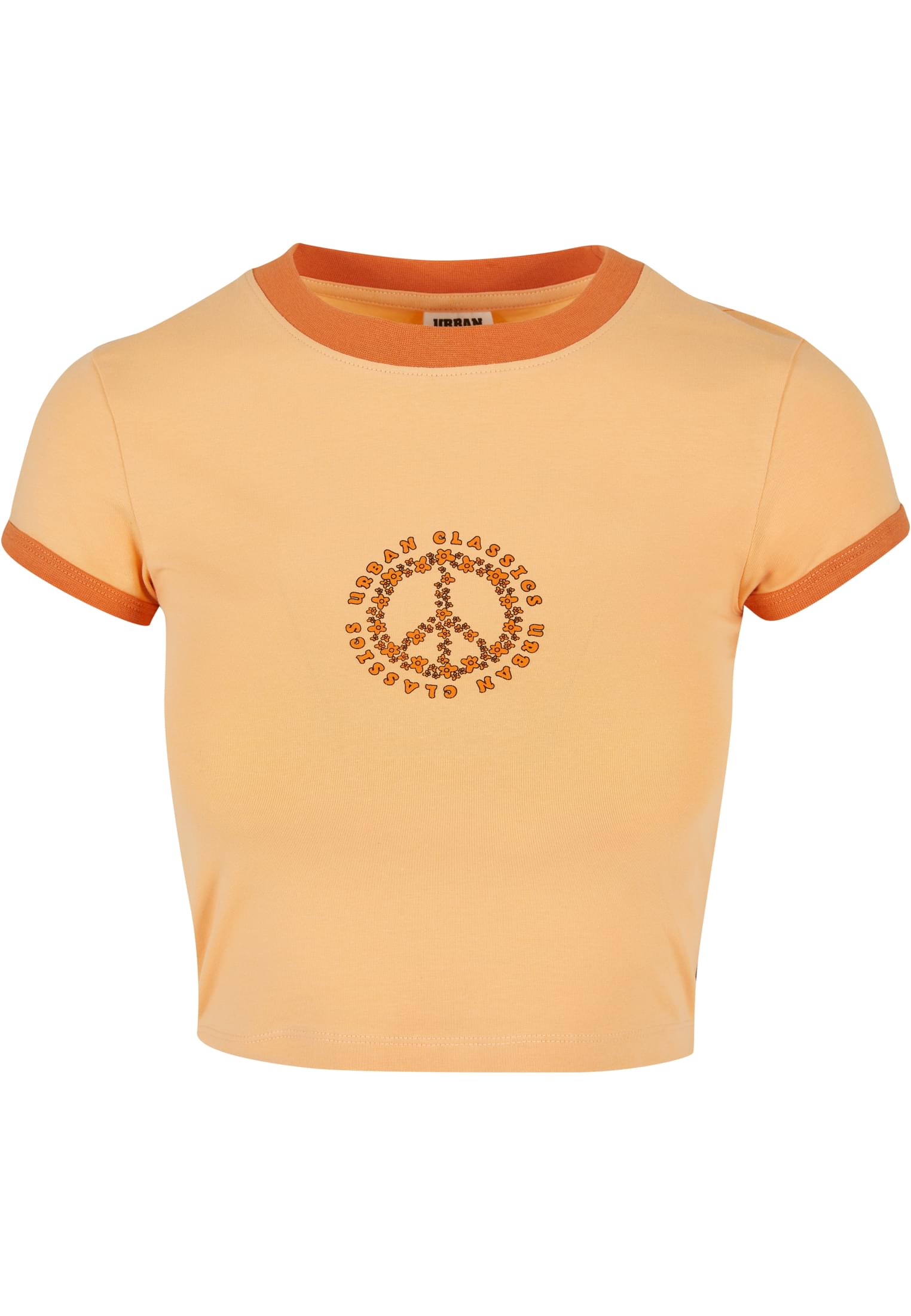 Urban Classics Maglietta Stretch Cropped paleorange/vintageorange