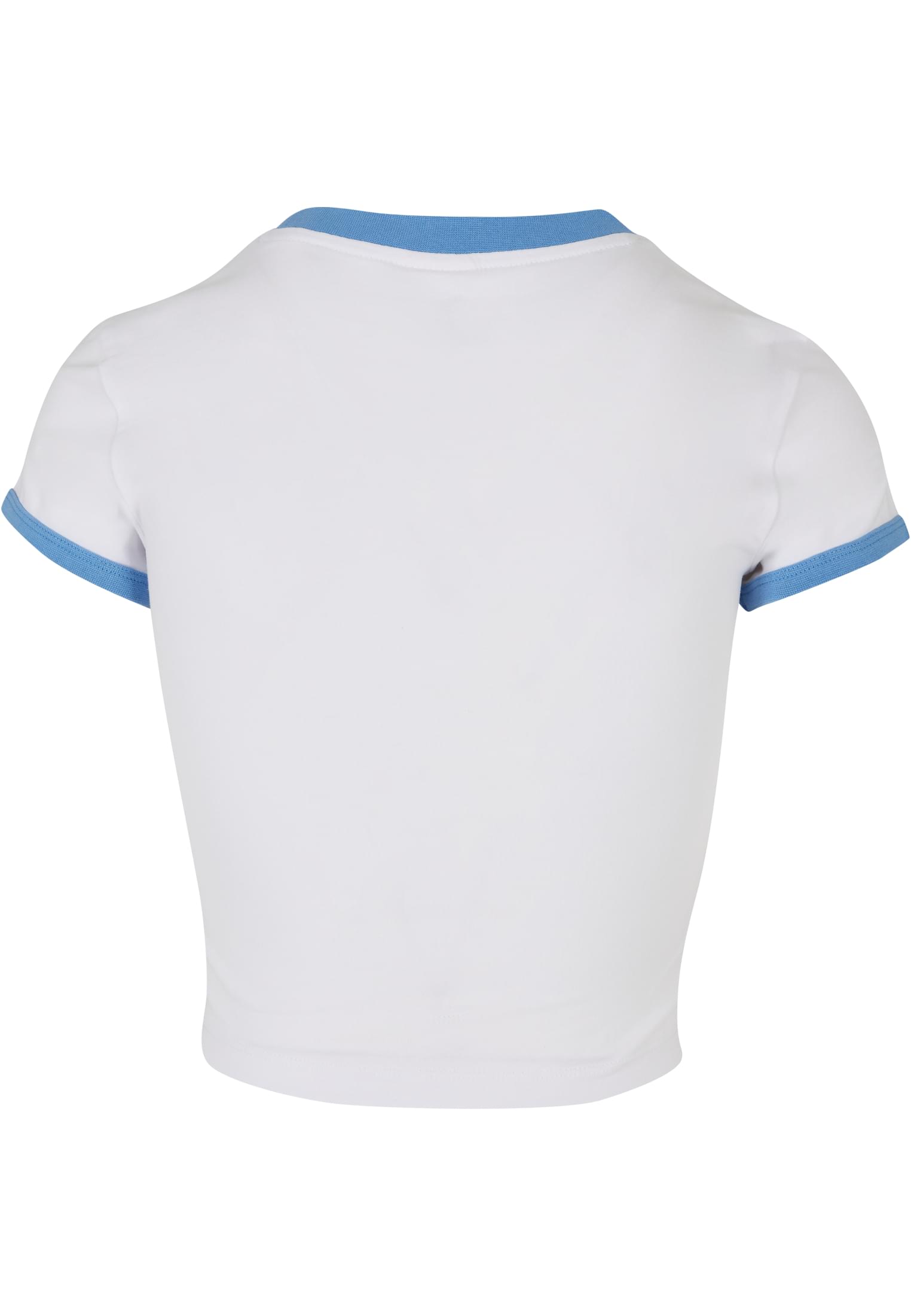 UC Ladies Maglietta Stretch Cropped white/horizonblue