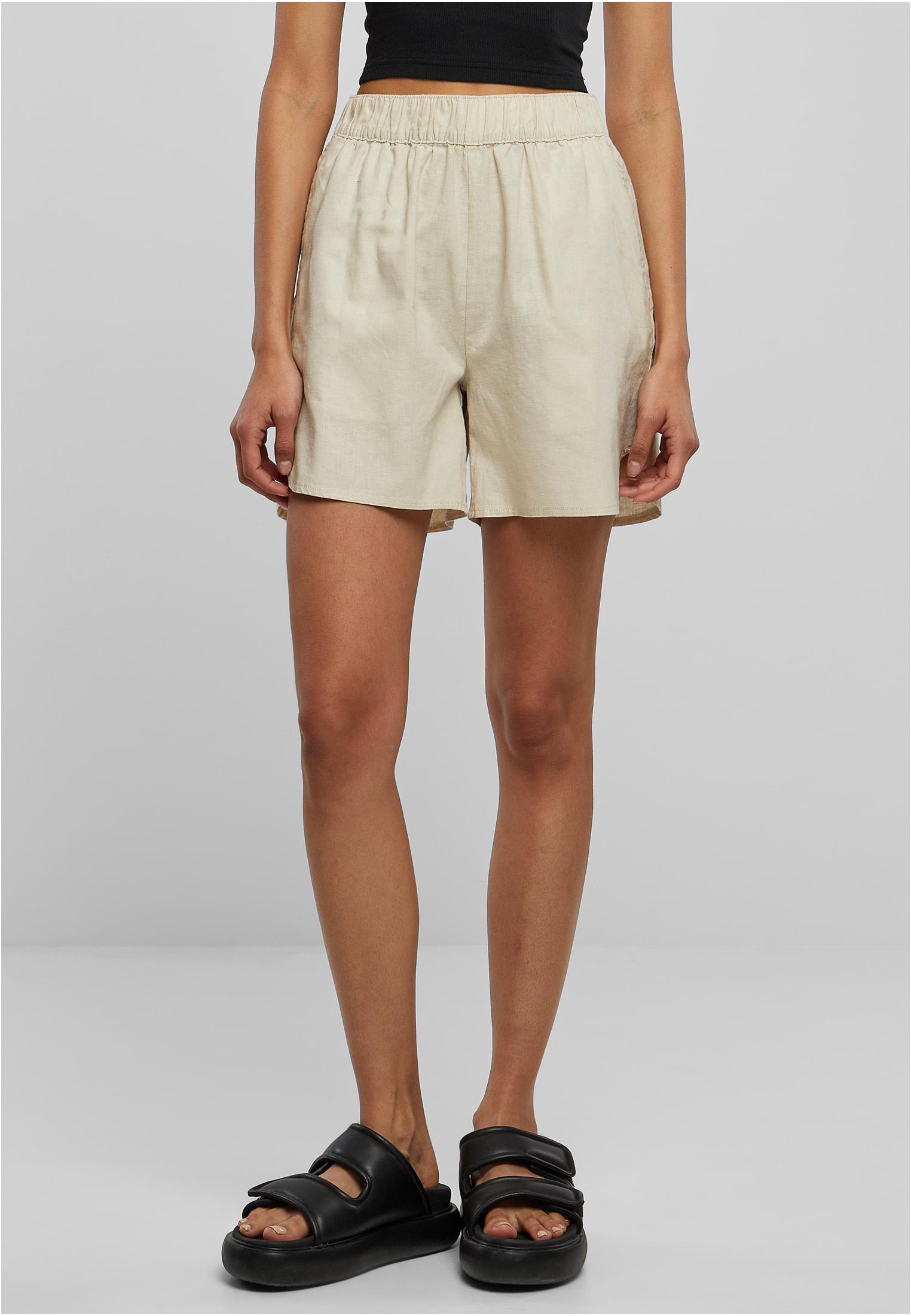 Urban Classics Pantaloncini Linen Mixed softseagrass
