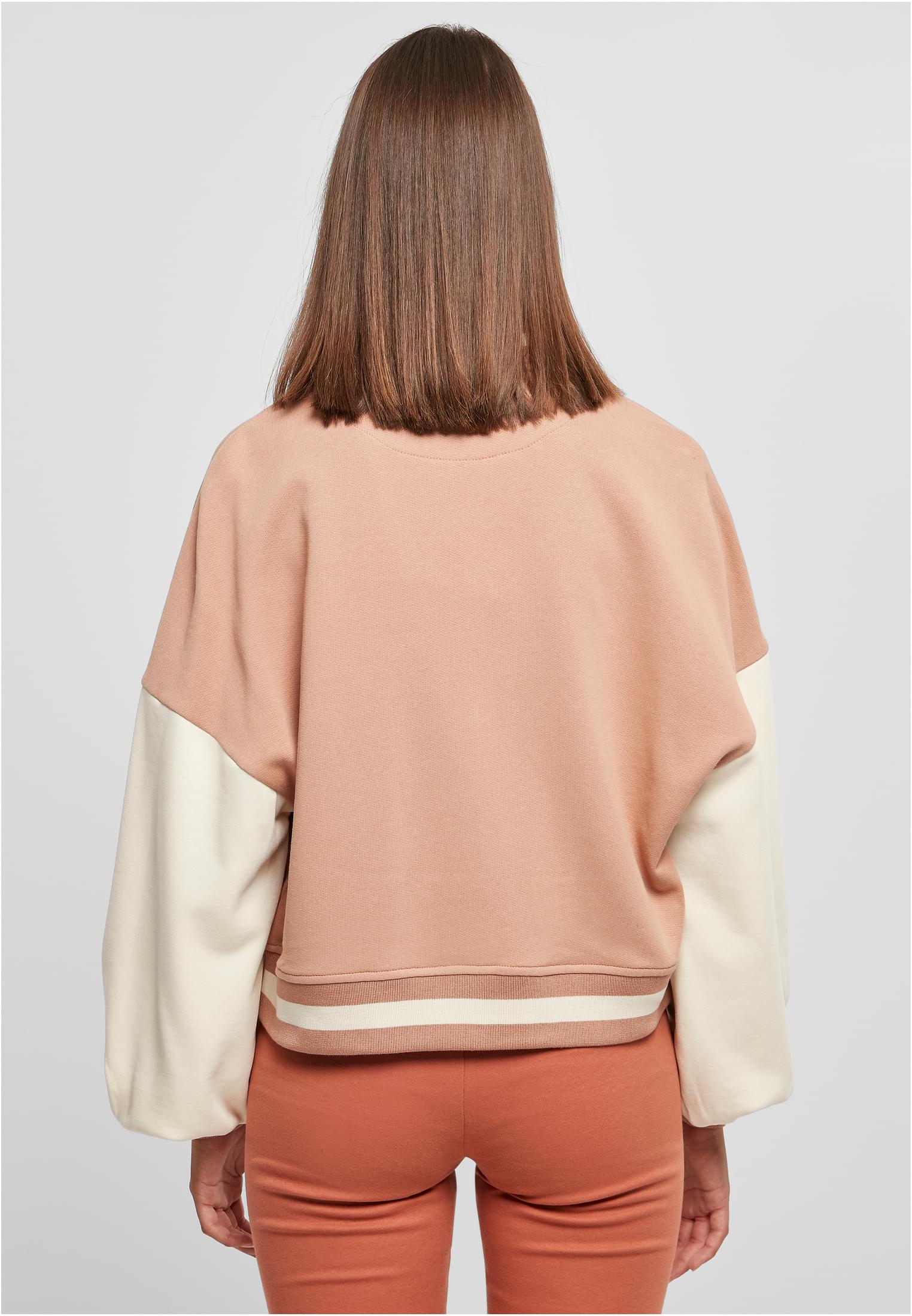 Urban Classics Giacca Oversized Tone College Terry amber/whitesand