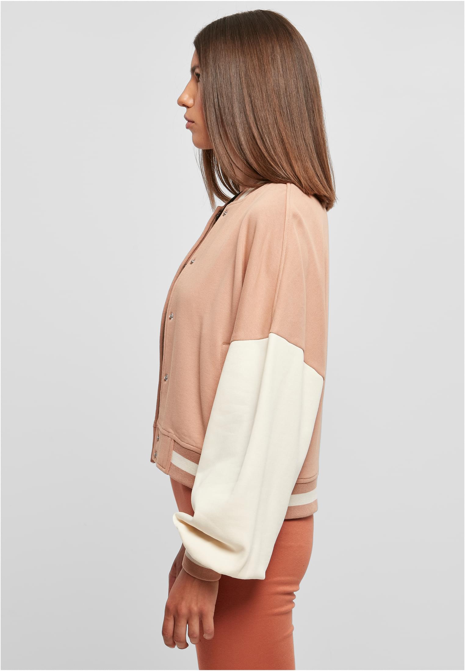 Urban Classics Giacca Oversized Tone College Terry amber/whitesand