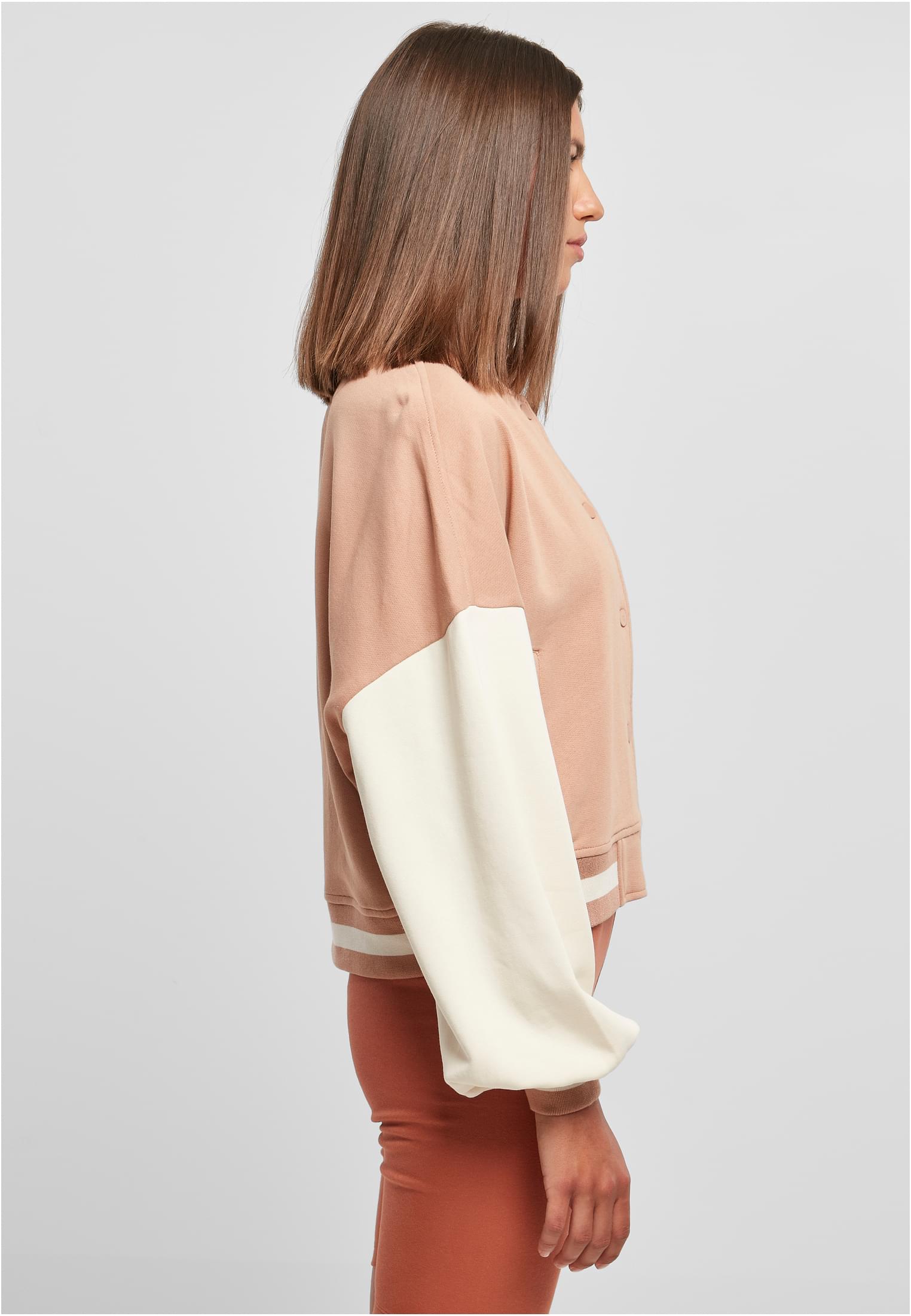 Urban Classics Giacca Oversized Tone College Terry amber/whitesand