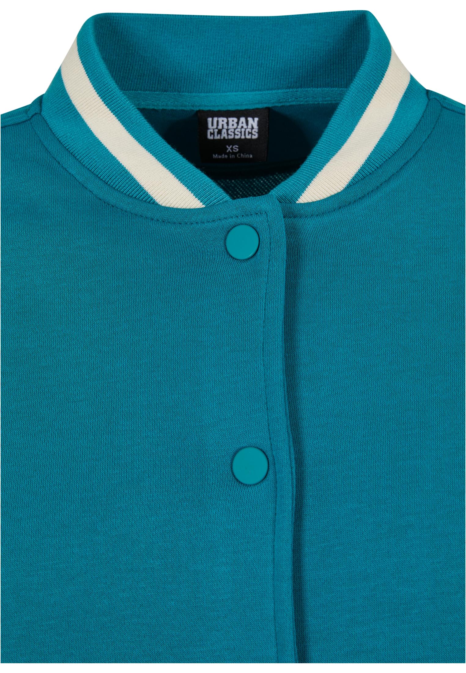 UC Ladies Giacca Oversized Tone College Terry watergreen/whitesand