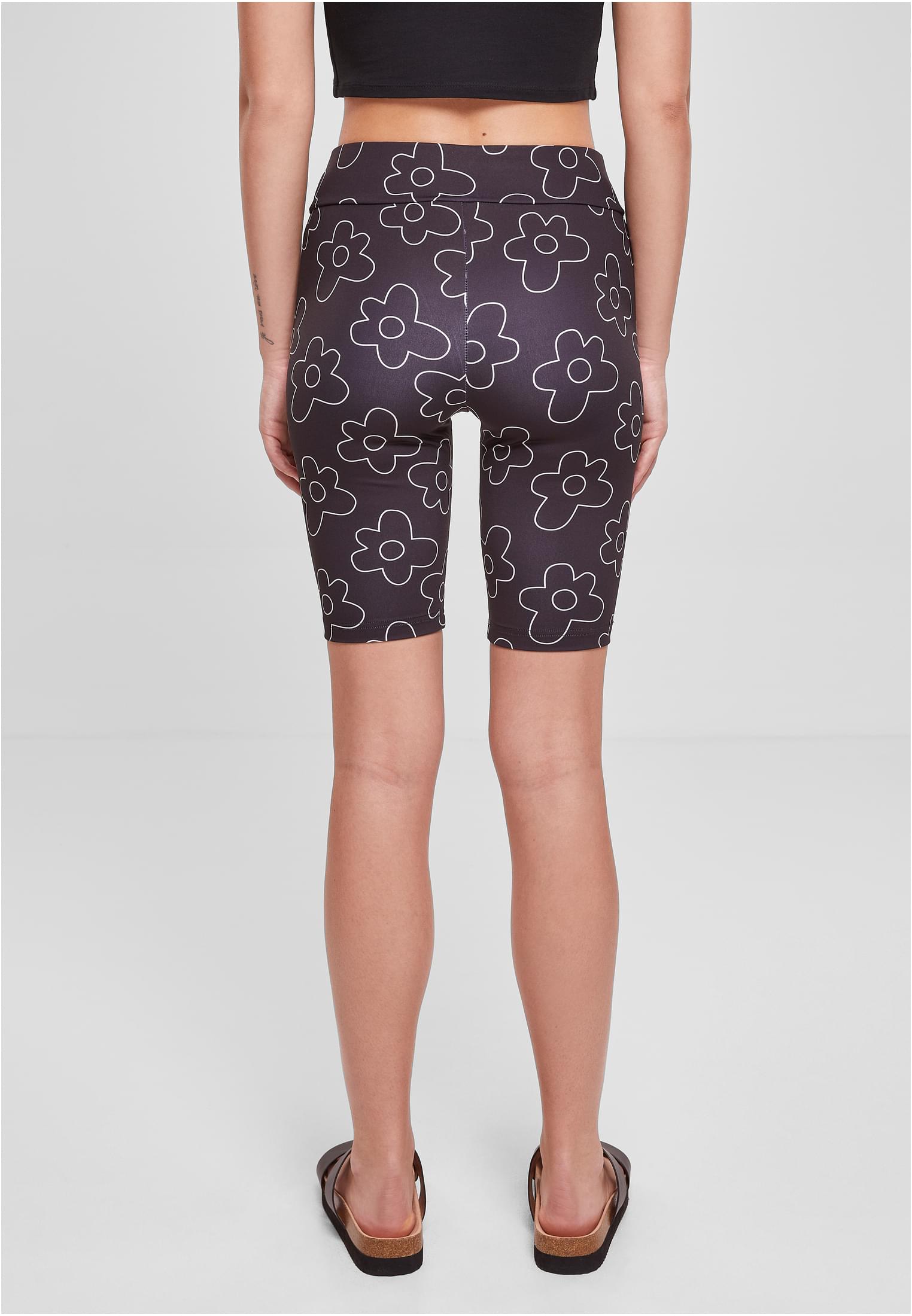 Urban Classics Pantaloncini High Waist AOP Tech Cycle blackflower