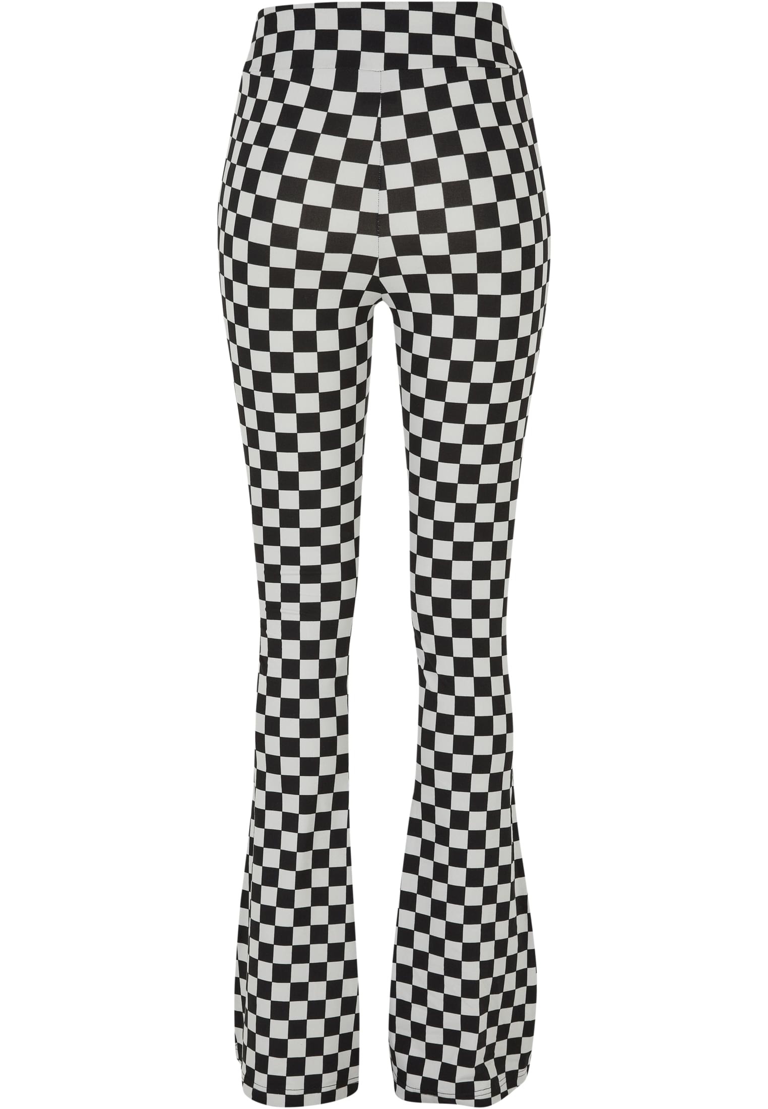 Urban Classics Leggings Checked Cut black/lightasphalt