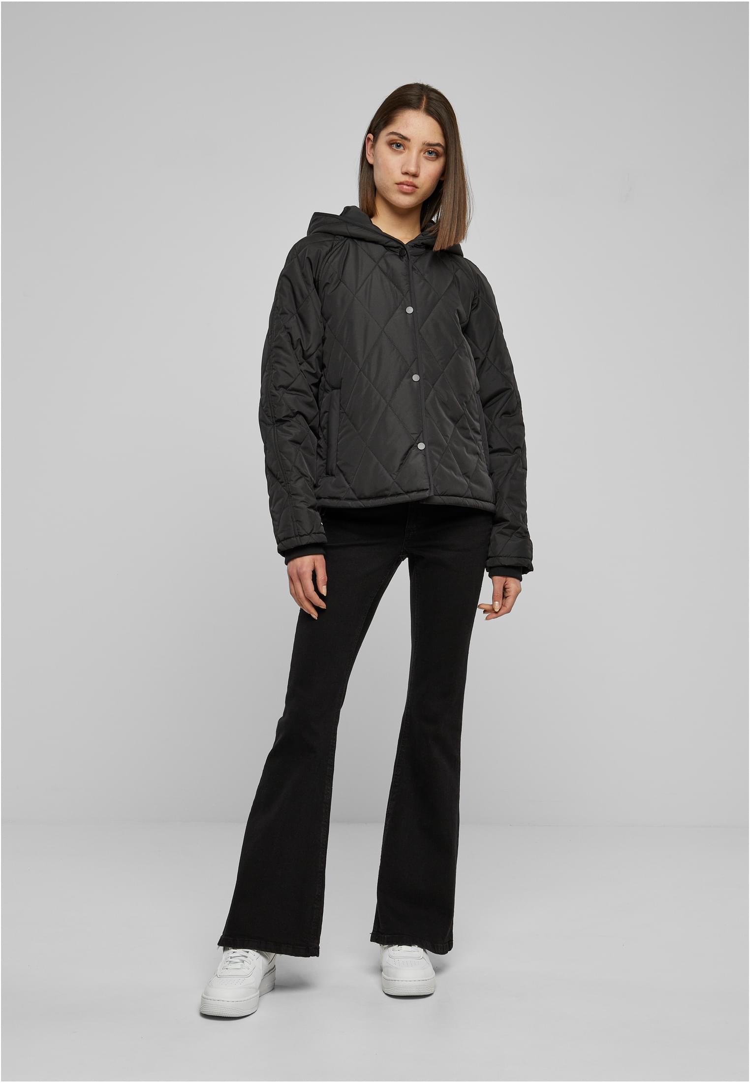 UC Ladies Giacca Oversized Diamond Quilted Hooded