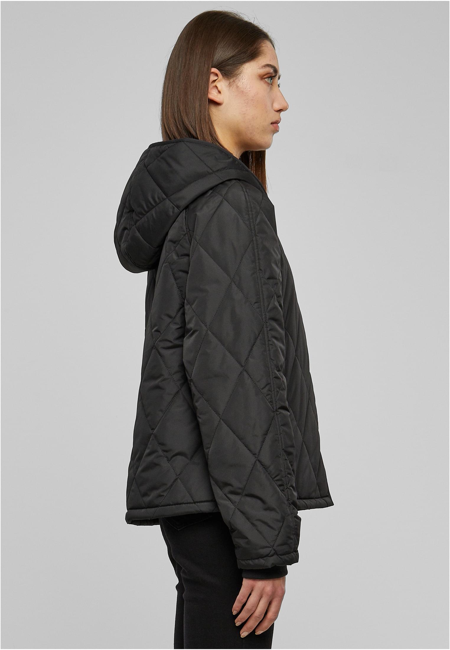 UC Ladies Giacca Oversized Diamond Quilted Hooded