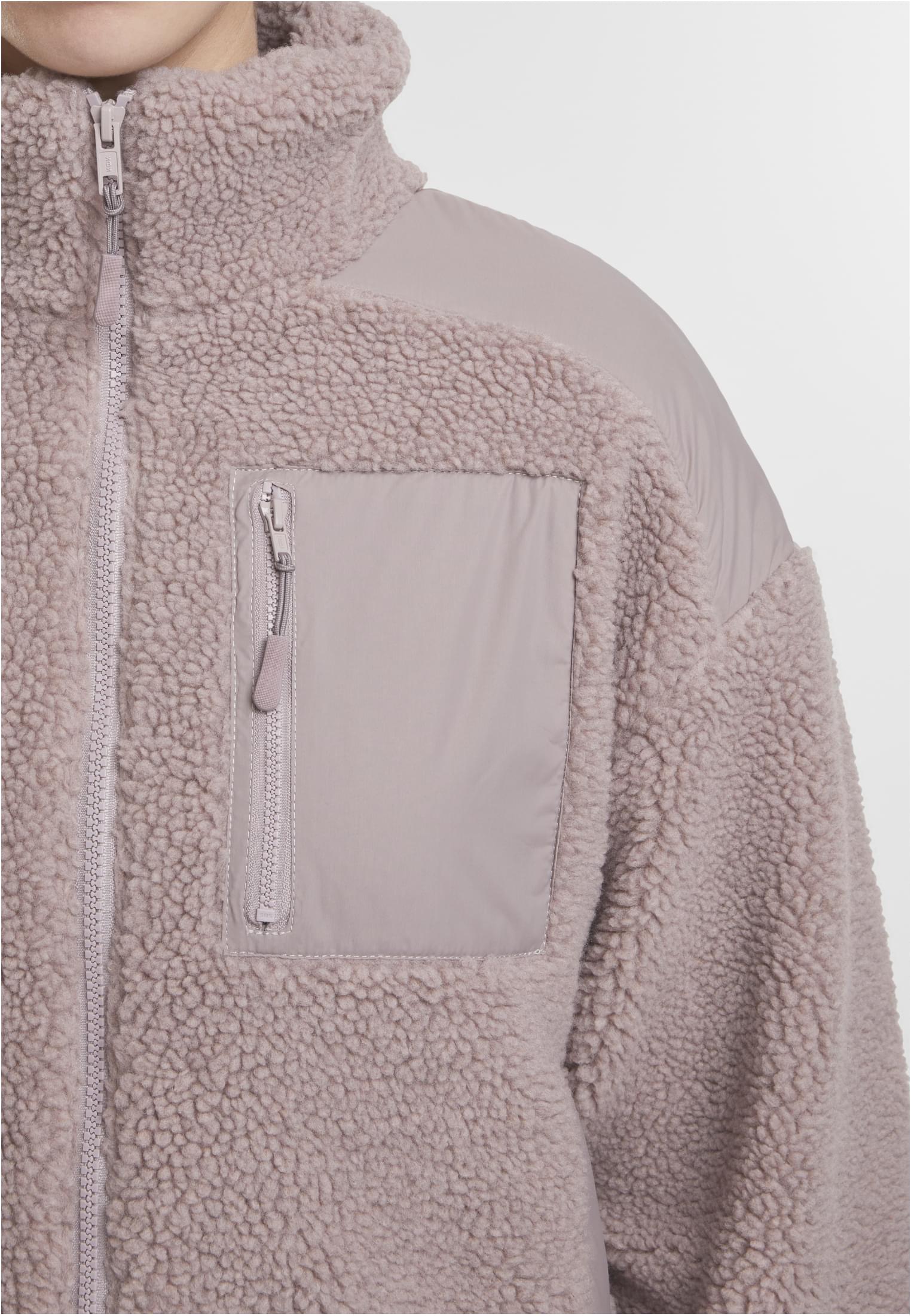 UC Ladies Giacca Sherpa Mix duskrose