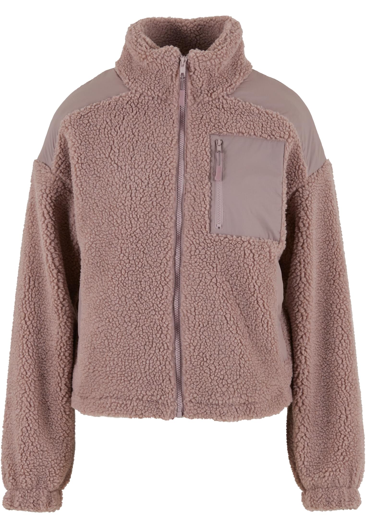 UC Ladies Giacca Sherpa Mix duskrose