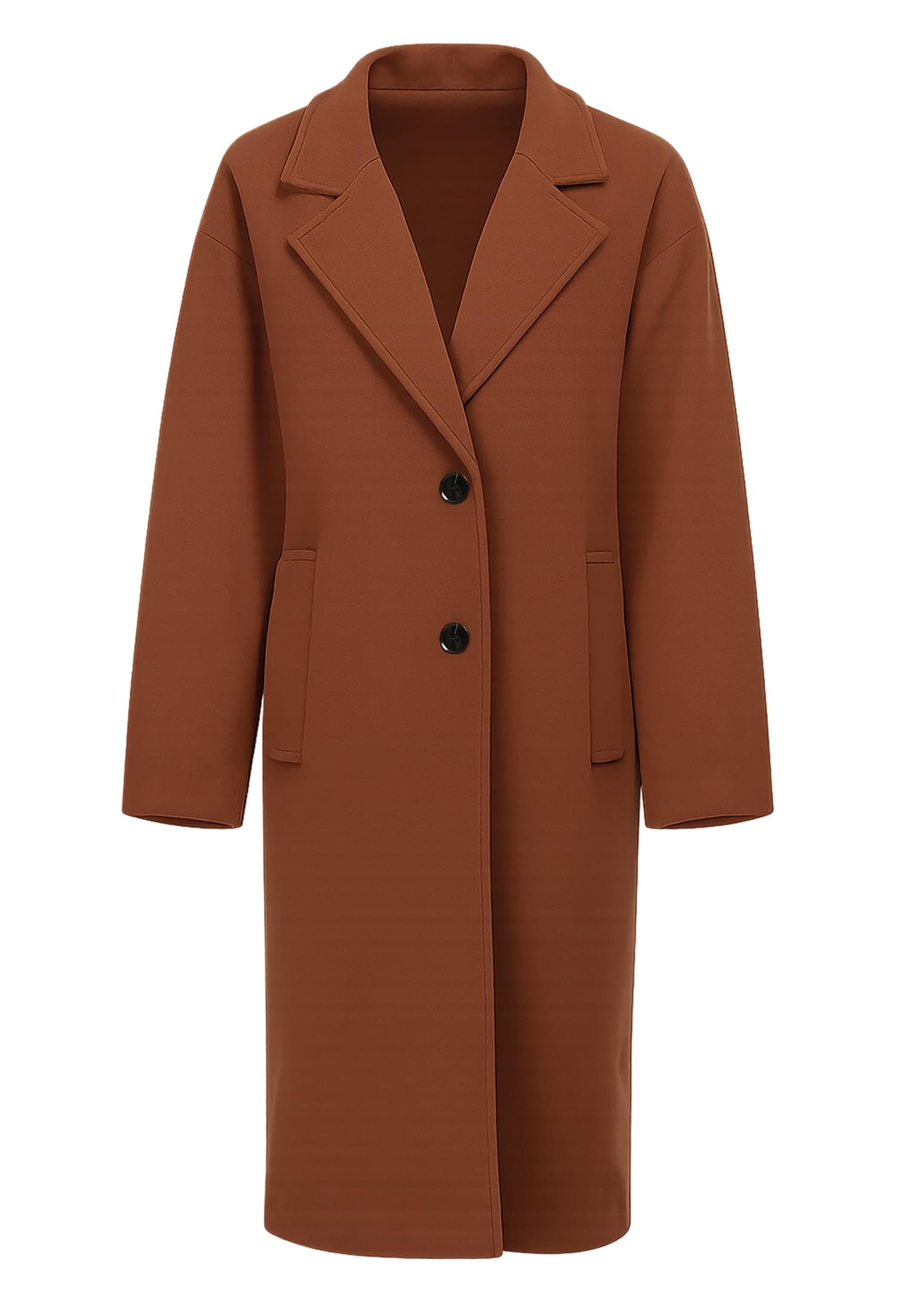 UC Ladies Cappotto Oversized Long foxbrown