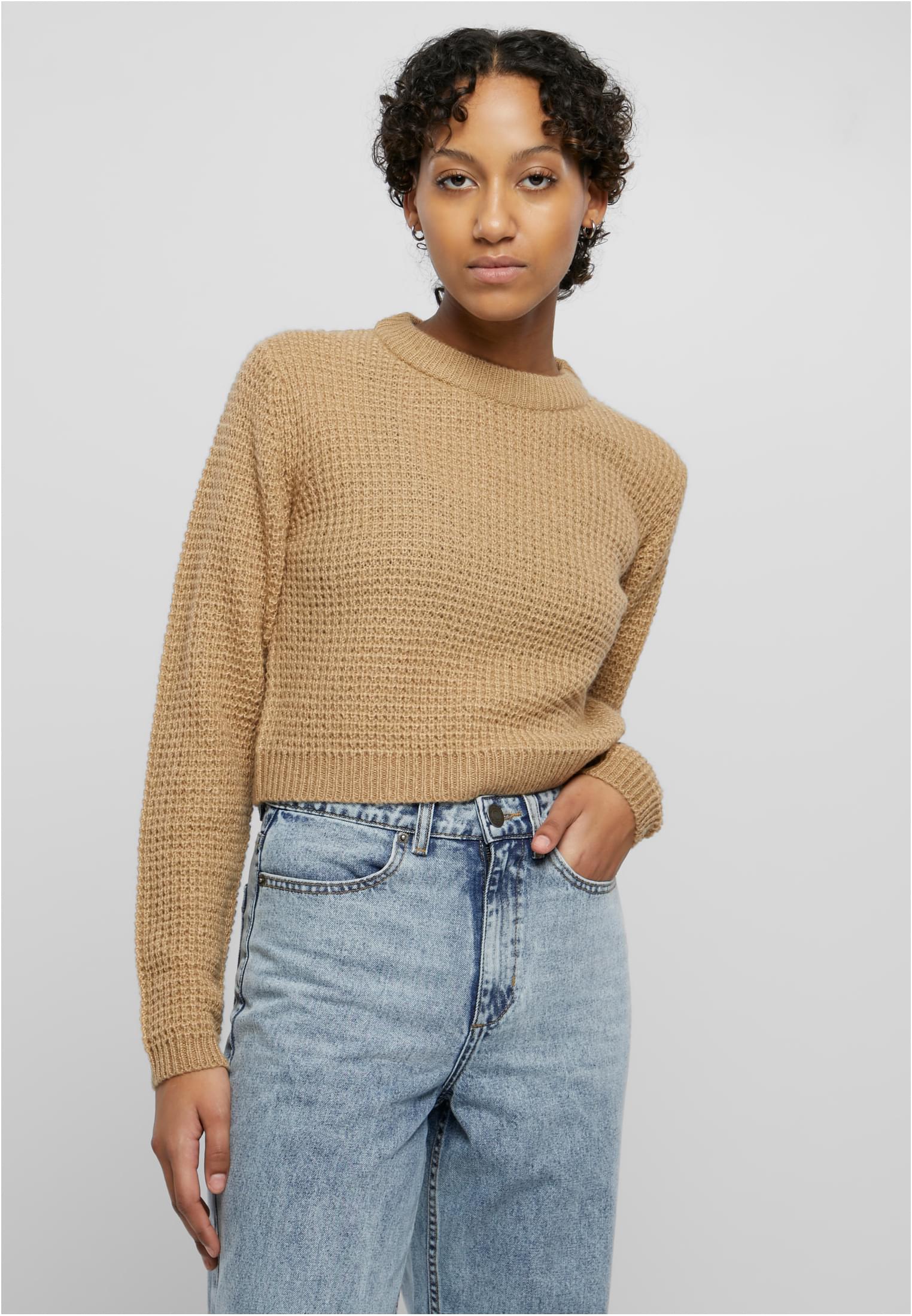 UC Ladies Maglione Short Waffle warmsand