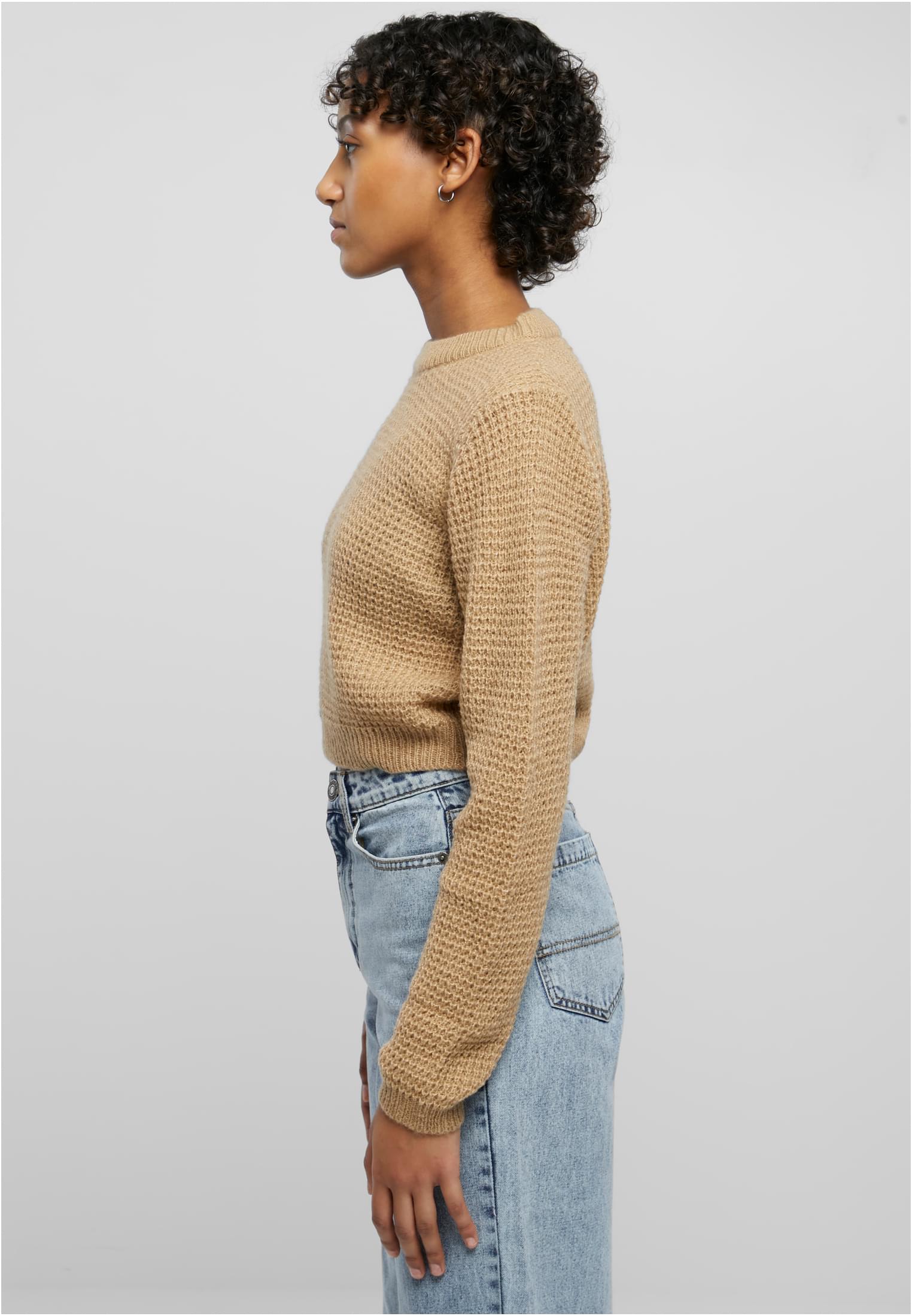 UC Ladies Maglione Short Waffle warmsand