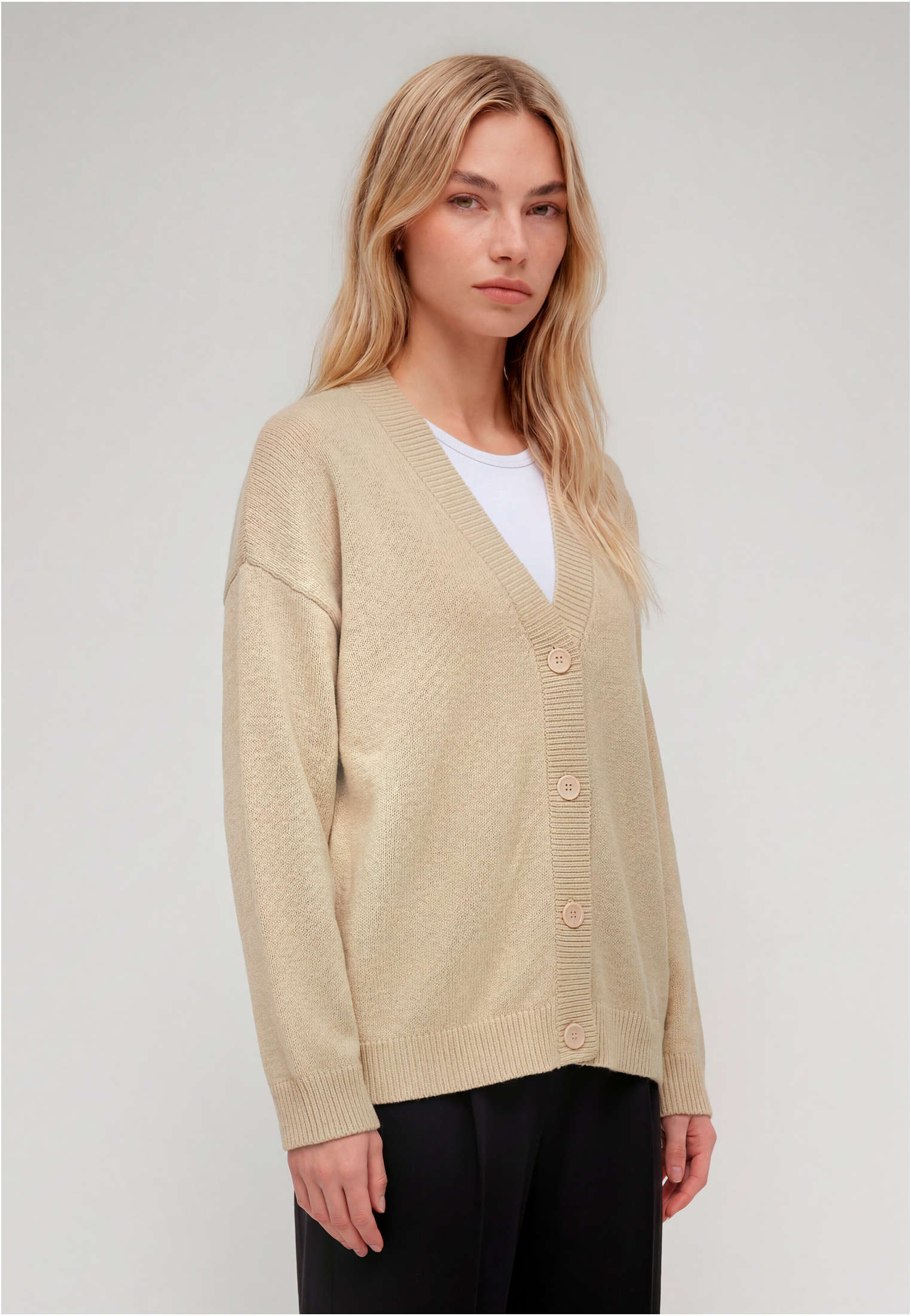 Urban Classics Cardigan Big Oversized wetsand