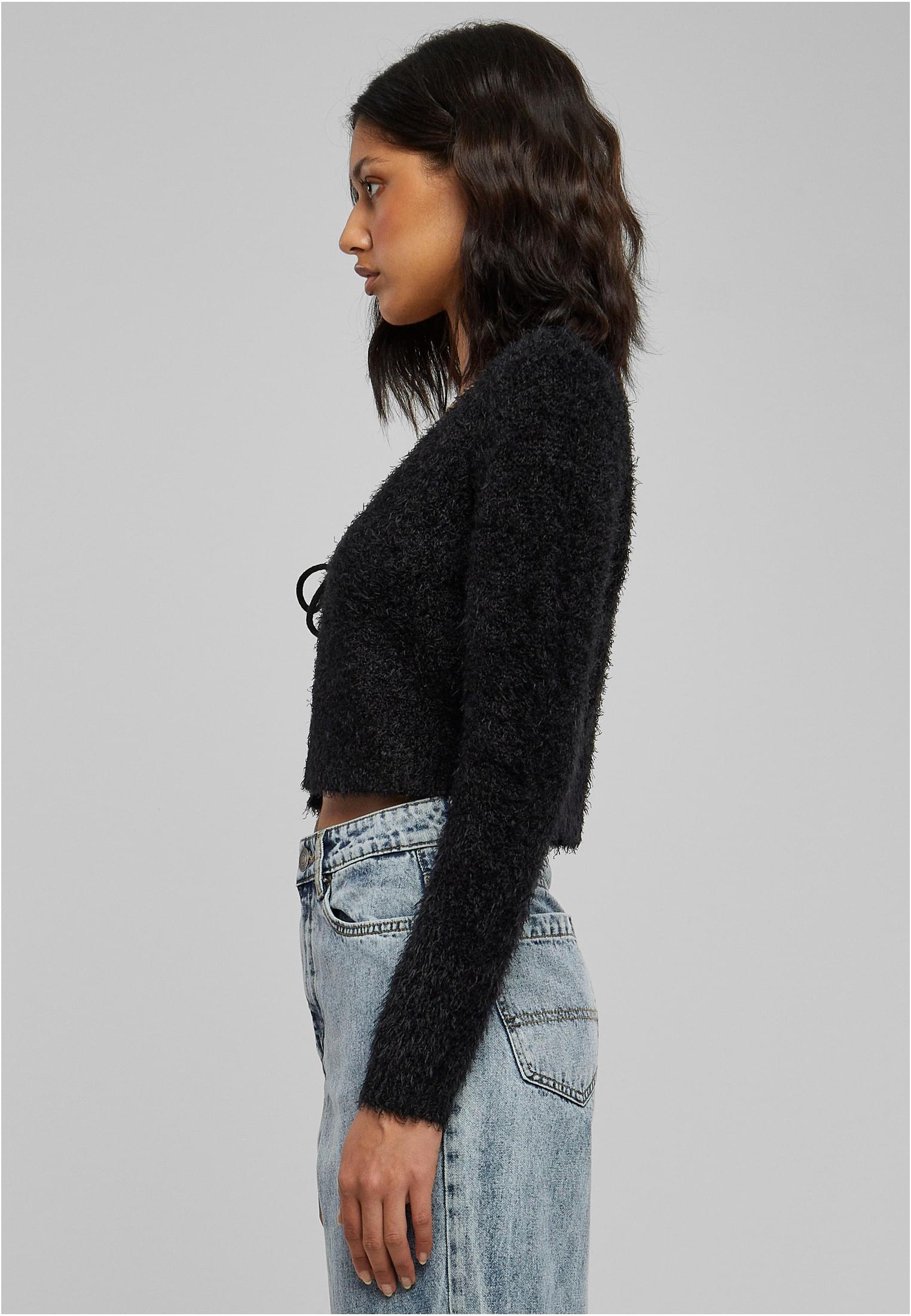 Urban Classics Cardigan Tied Cropped Feather