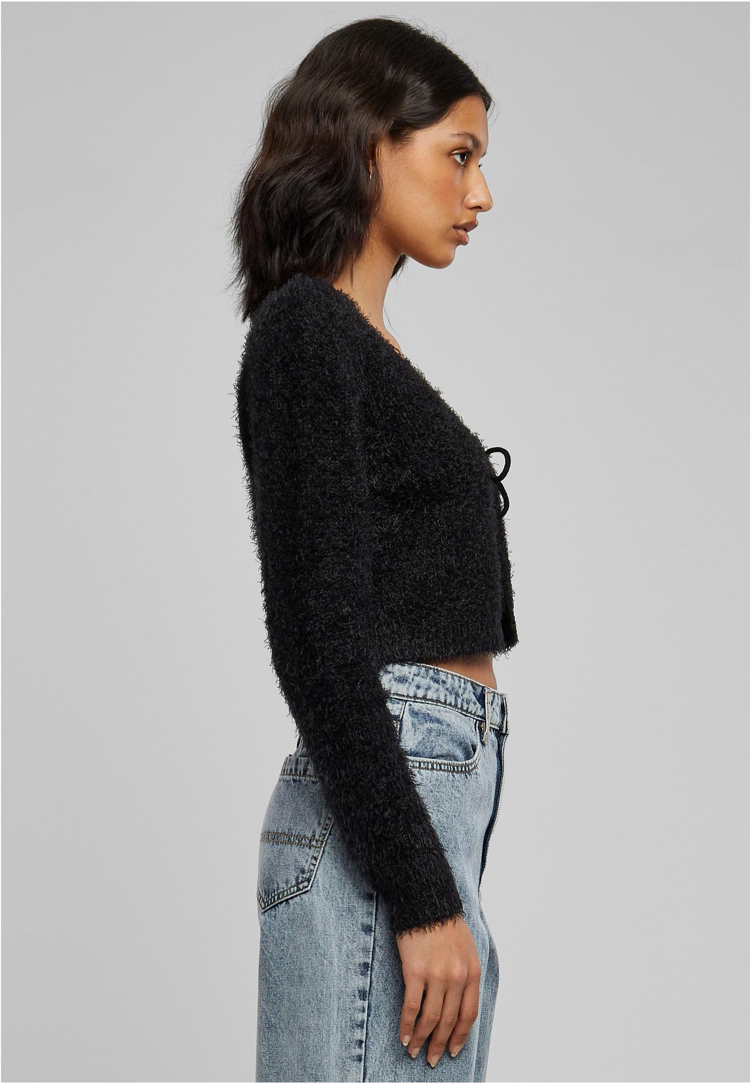 Urban Classics Cardigan Tied Cropped Feather