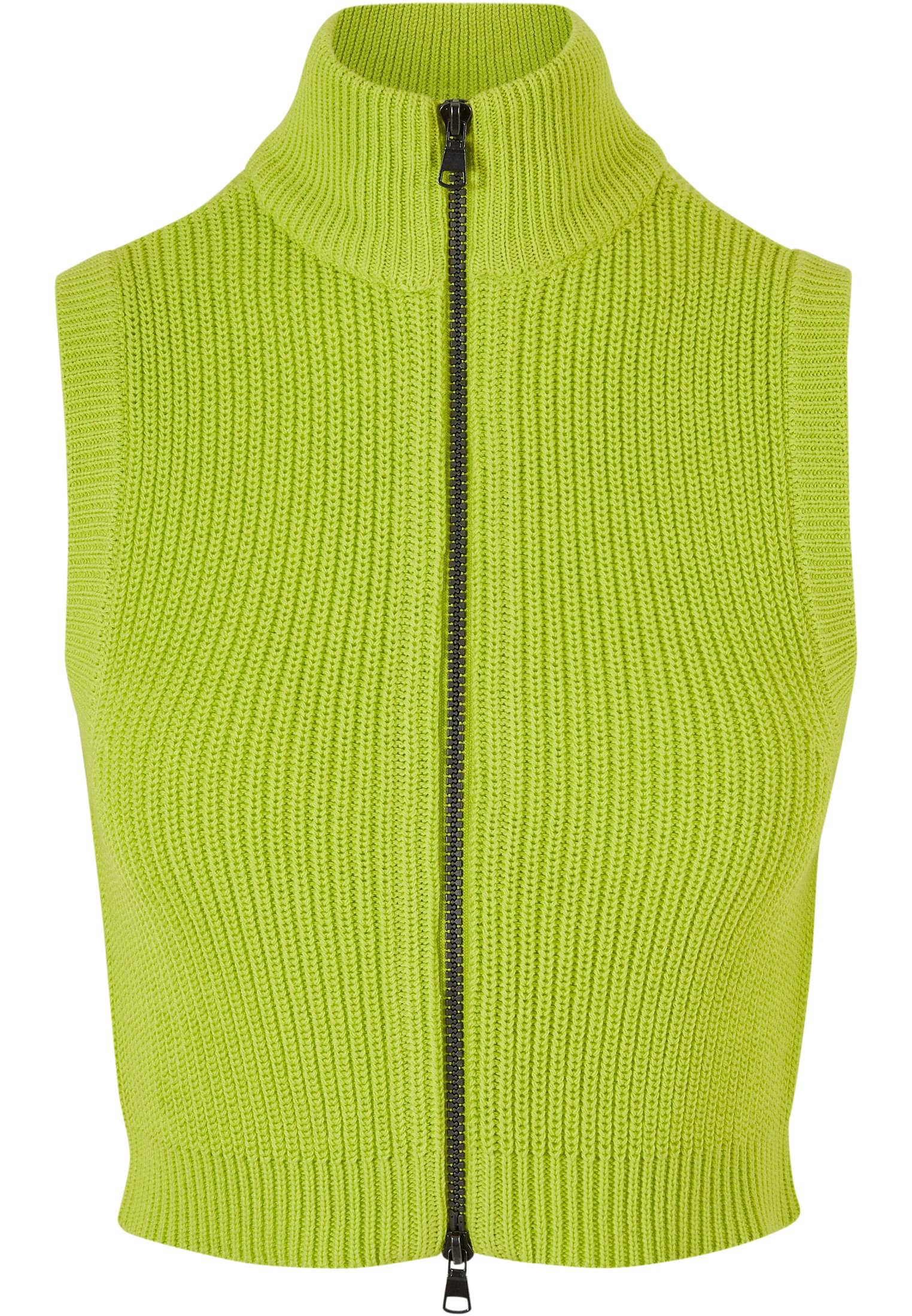 UC Ladies Gilet Short Knit frozenyellow