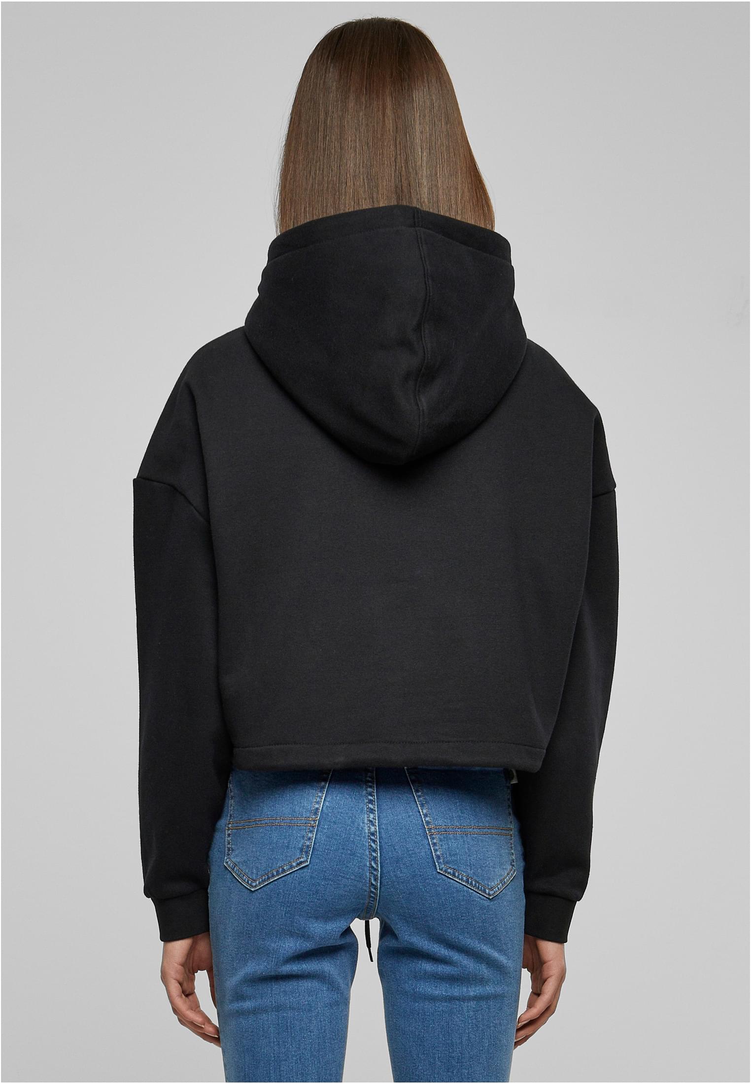UC Ladies Felpa con cappuccio Cropped Oversized