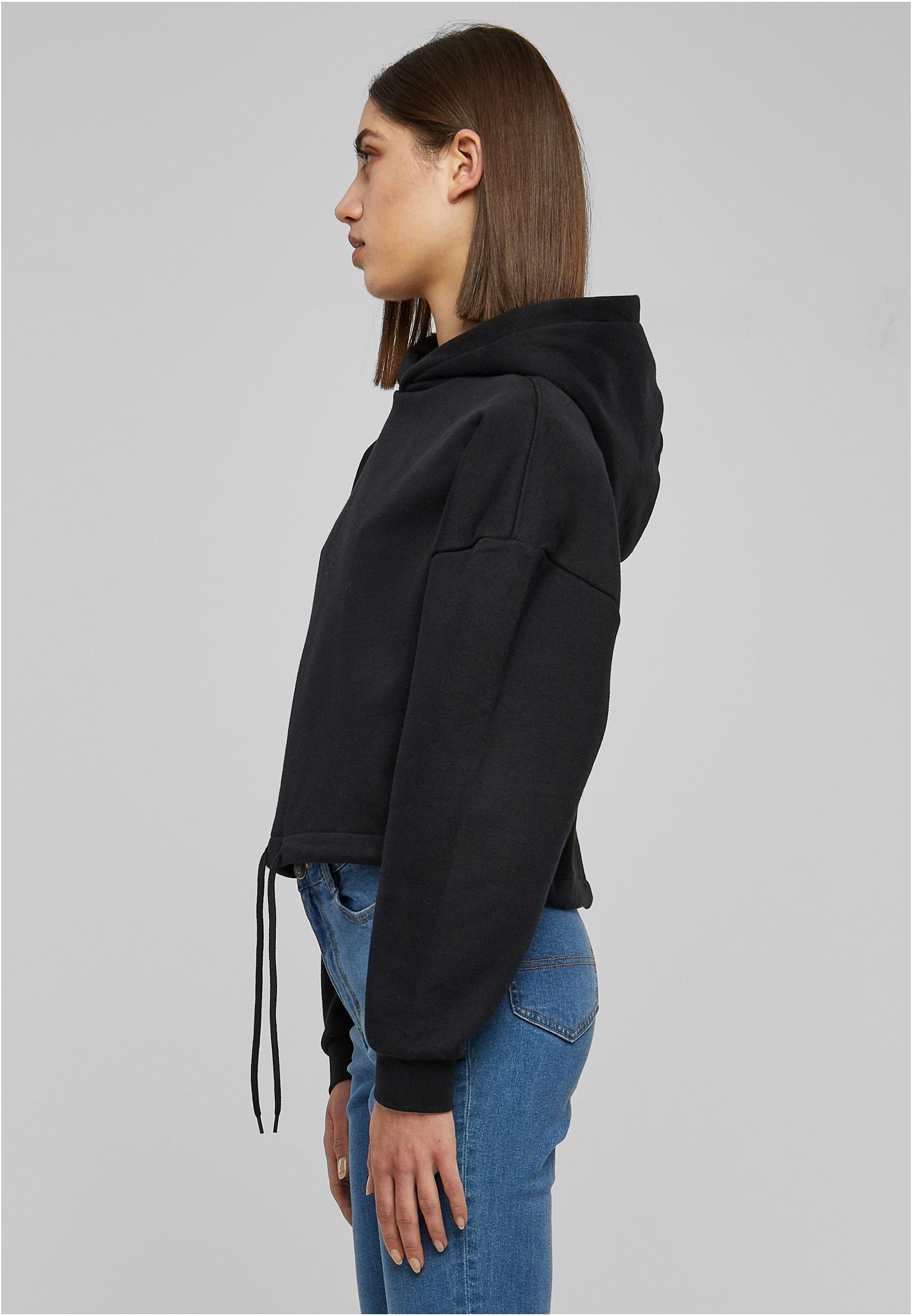 UC Ladies Felpa con cappuccio Cropped Oversized