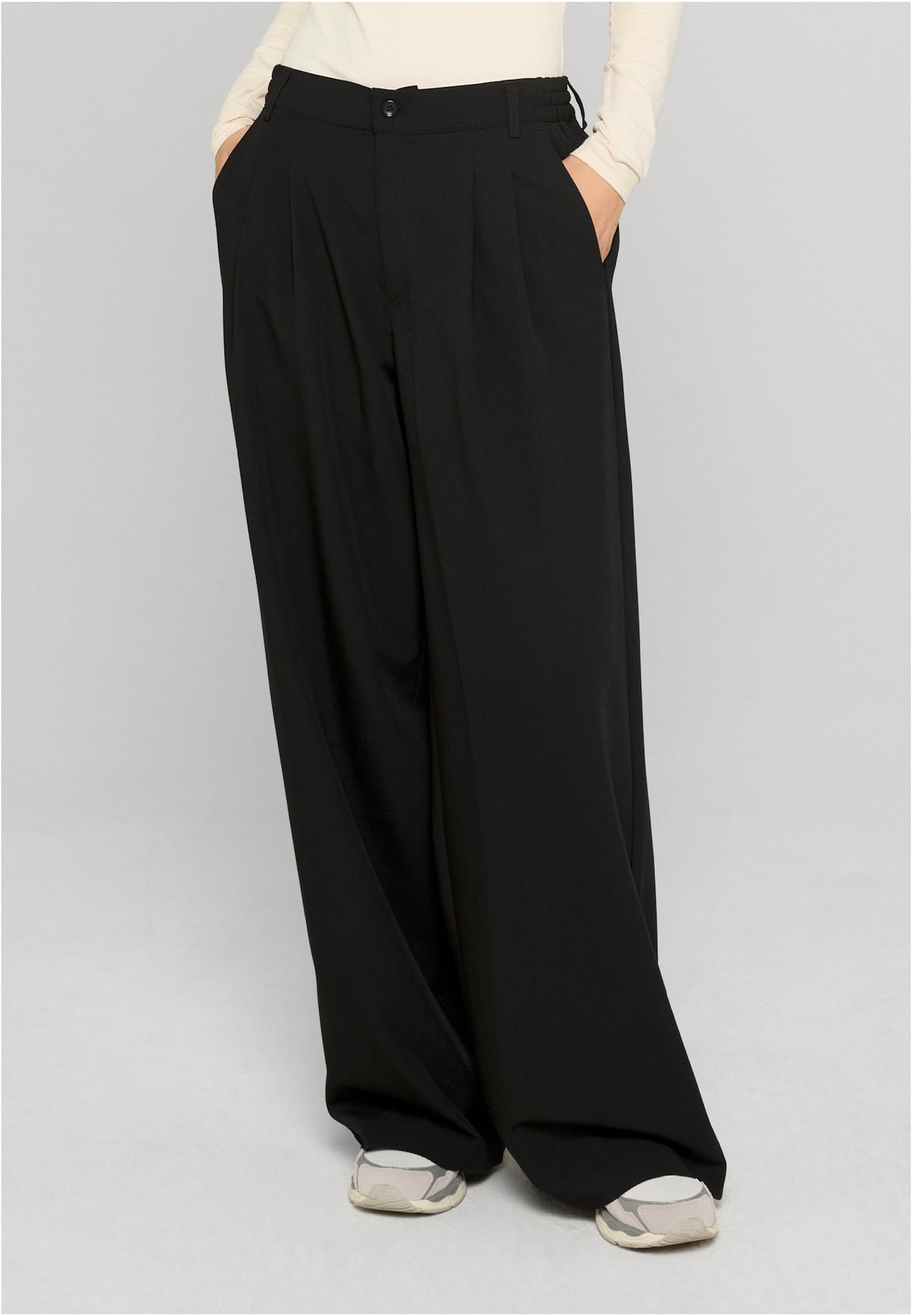 UC Ladies Pantaloni Ultra Wide Pleat-Front