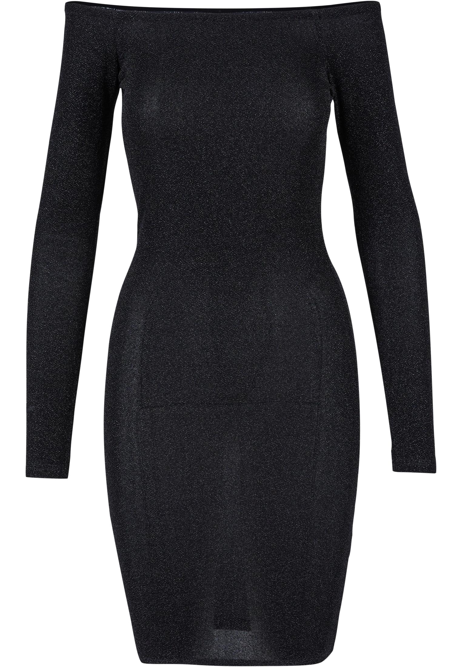 UC Ladies Abito Off Shoulder Longsleeve Glitter