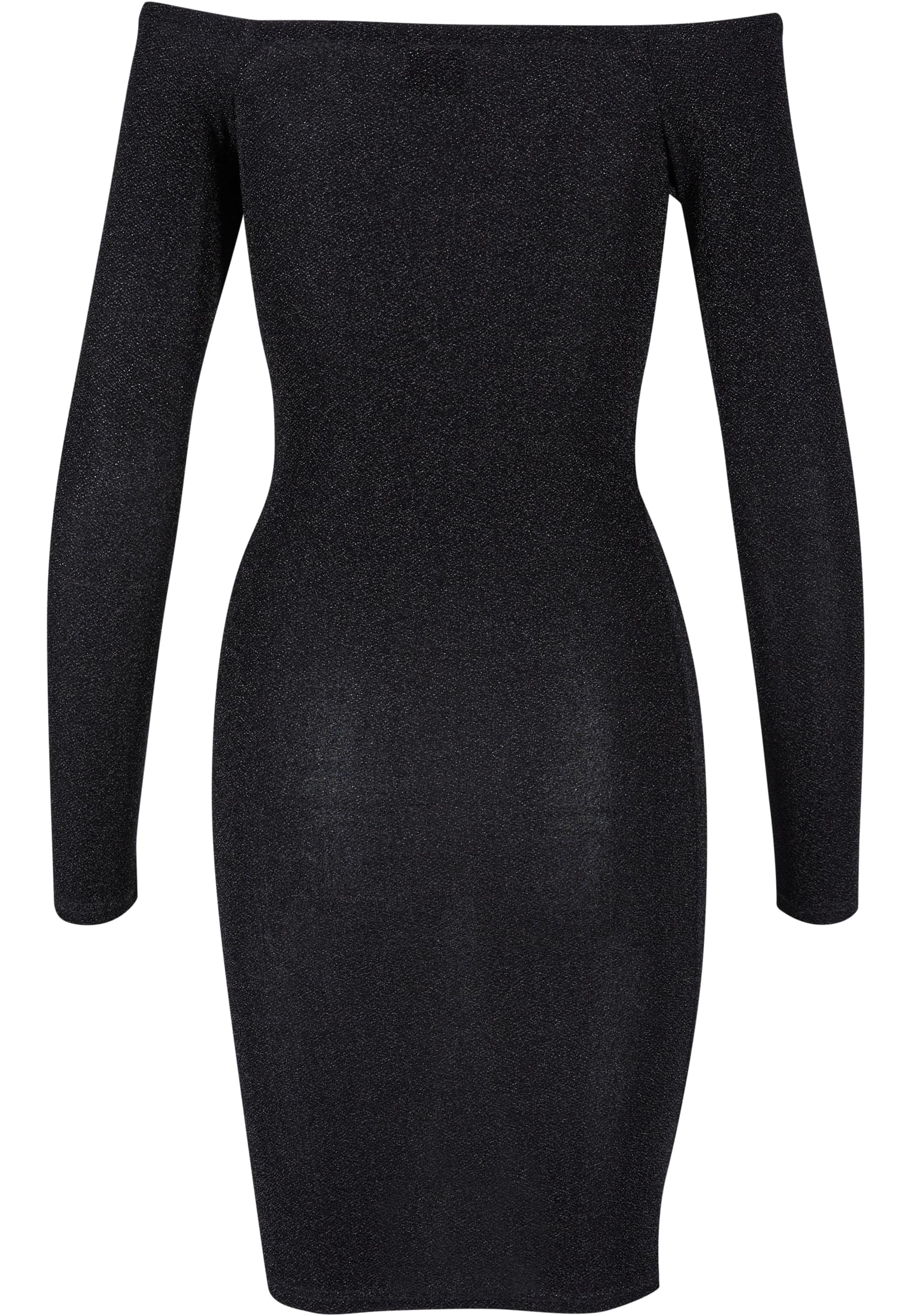 UC Ladies Abito Off Shoulder Longsleeve Glitter