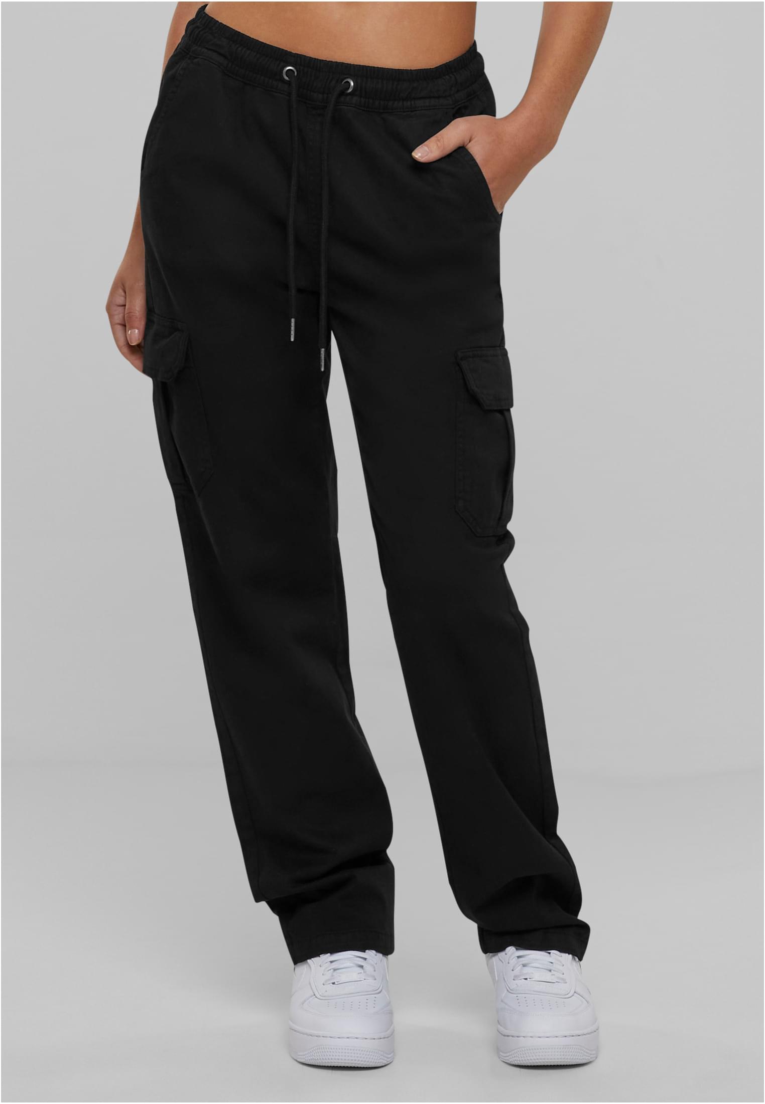 UC Ladies Pantaloni High Waist Twill Cargo