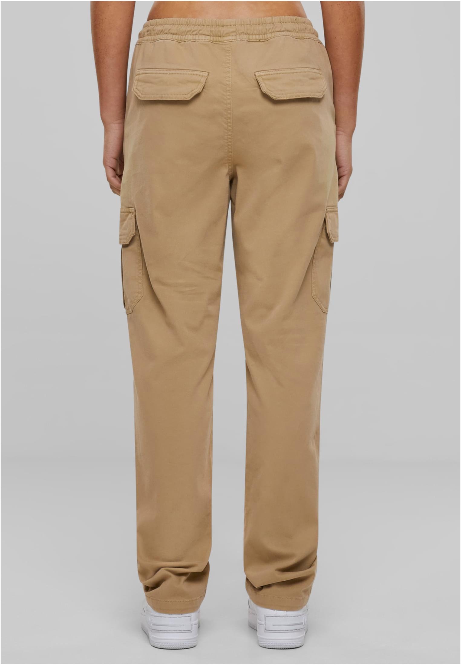 UC Ladies Pantaloni High Waist Twill Cargo unionbeige