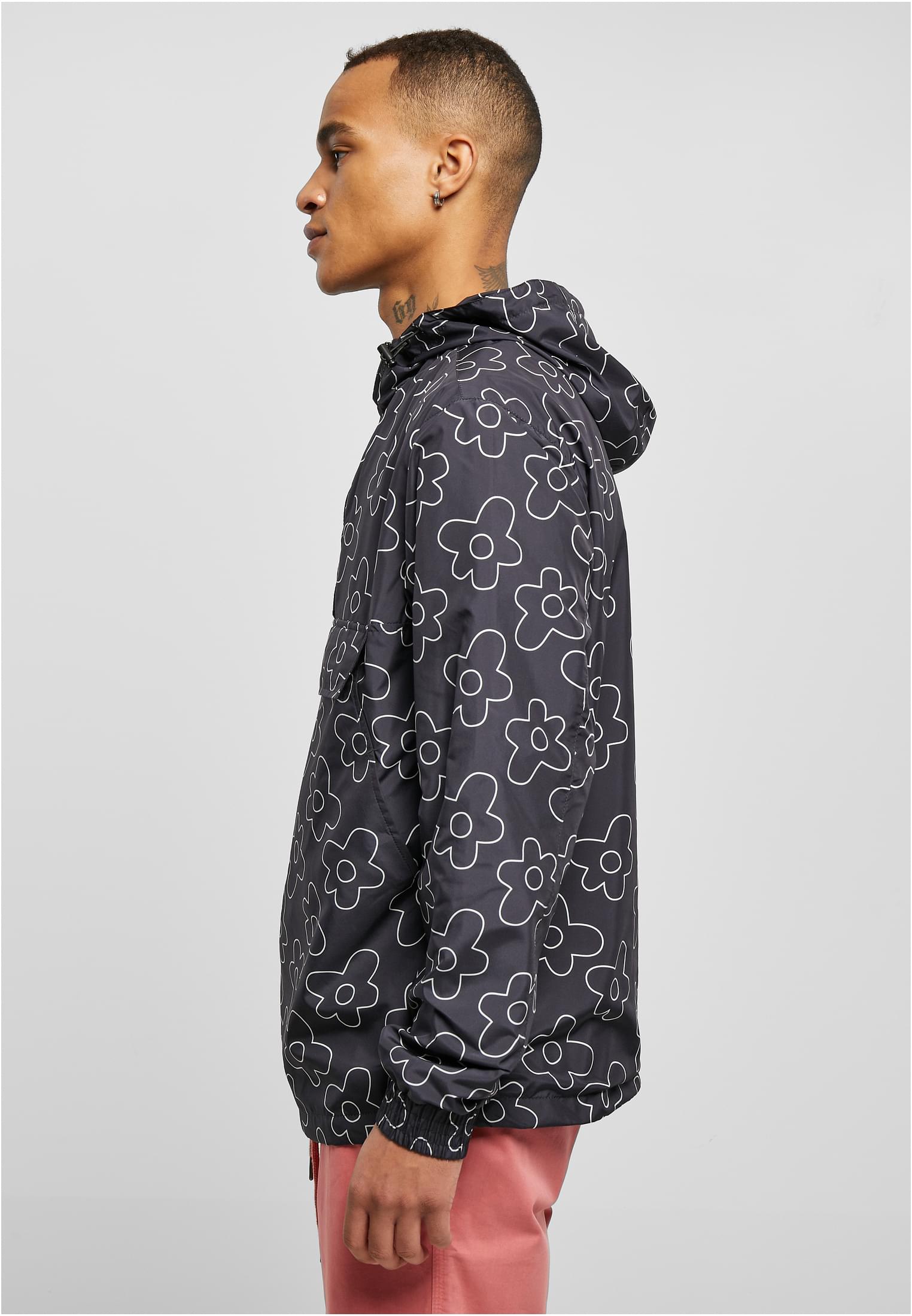 Urban Classics Giacca Flower AOP Pull Over